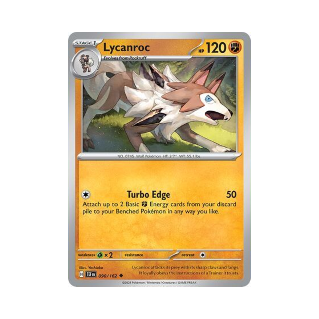 포켓몬 TCG 루가루암 U 템포럴 포시스 (영문판)(Pokemon TCG Lycanroc U Temporal Forces (English Ver.)) - 1