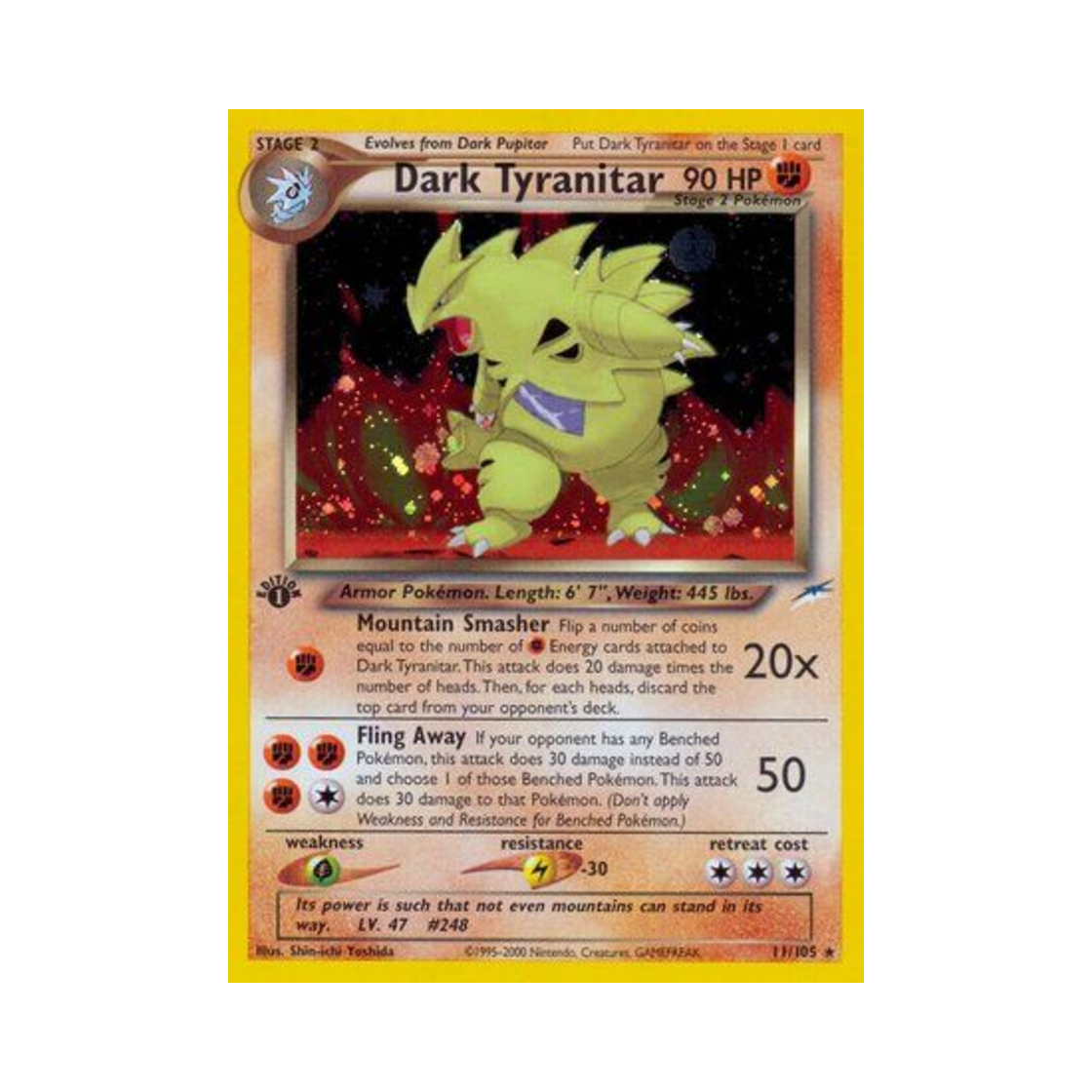 포켓몬 TCG 다크 마기라스 RH 네오 데스티니 (영문판)(Pokemon TCG Dark Tyranitar RH Neo Destiny (English Ver.)) - 1