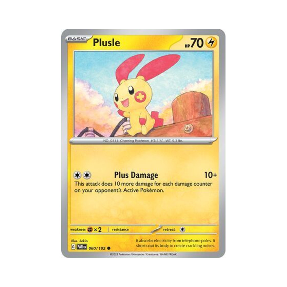 포켓몬 TCG 플러시 C 파라독스 리프트 (영문판)(Pokemon TCG Plusle C Paradox Rift (English Ver.)) - 1