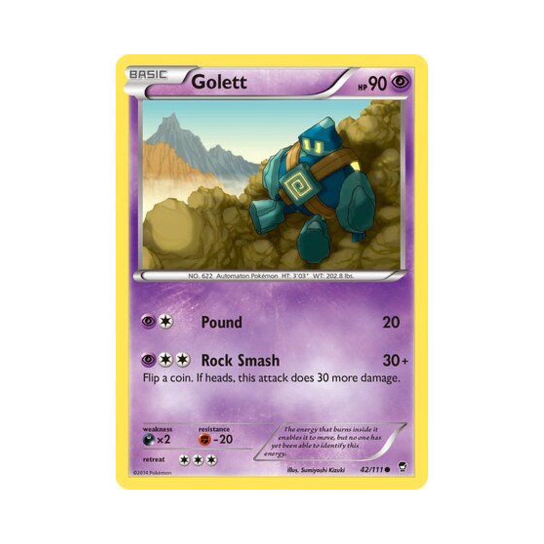 포켓몬 TCG 골비람 C 퓨리어스 피스트 (영문판)(Pokemon TCG Golett C Furious Fists (English Ver.)) - 1