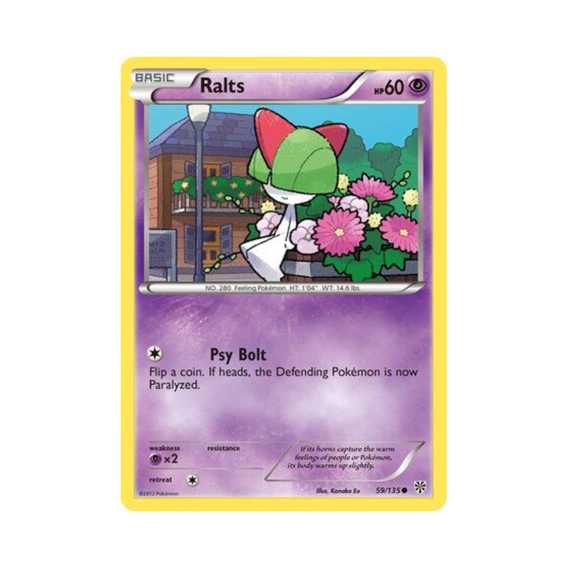 포켓몬 TCG 랄토스 C 플라스마 스톰 (영문판)(Pokemon TCG Ralts C Plasma Storm (English Ver.)) - 1