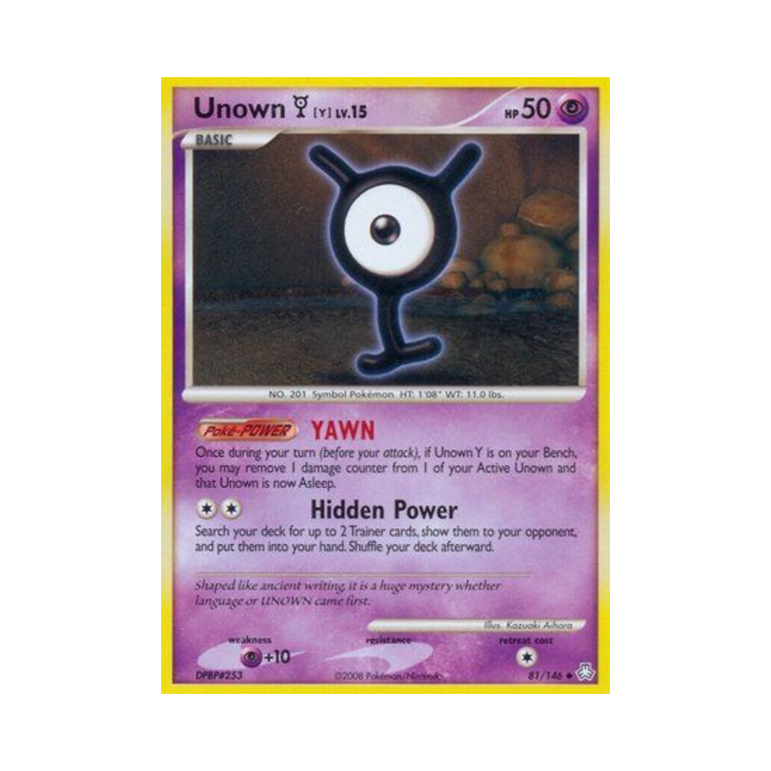 포켓몬 TCG 안농 Y U 레전드 어웨이크드 (영문판)(Pokemon TCG Unown Y U Legends Awakened (English Ver.)) - 1
