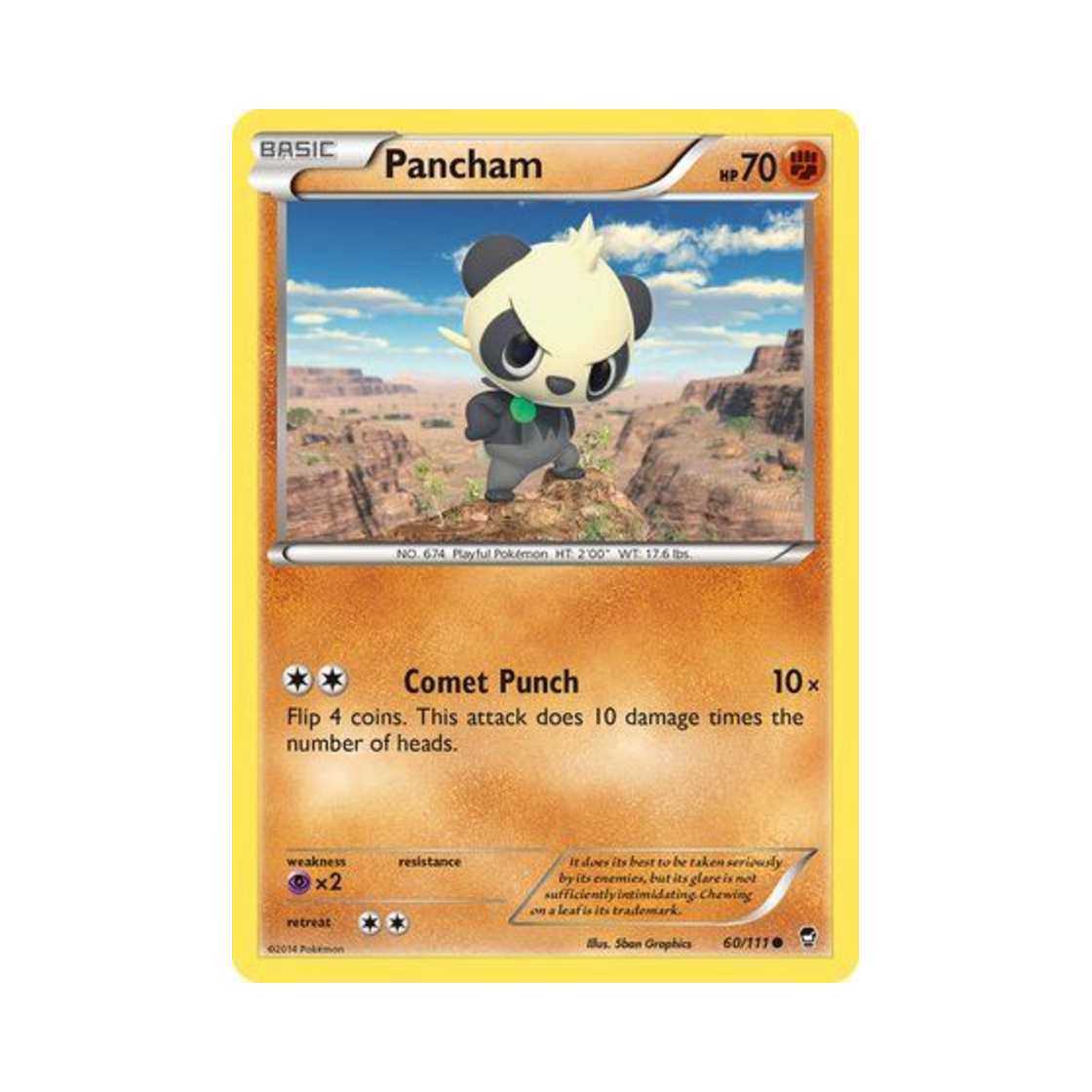 포켓몬 TCG 판짱 C 퓨리어스 피스트 (영문판)(Pokemon TCG Pancham C Furious Fists (English Ver.)) - 1