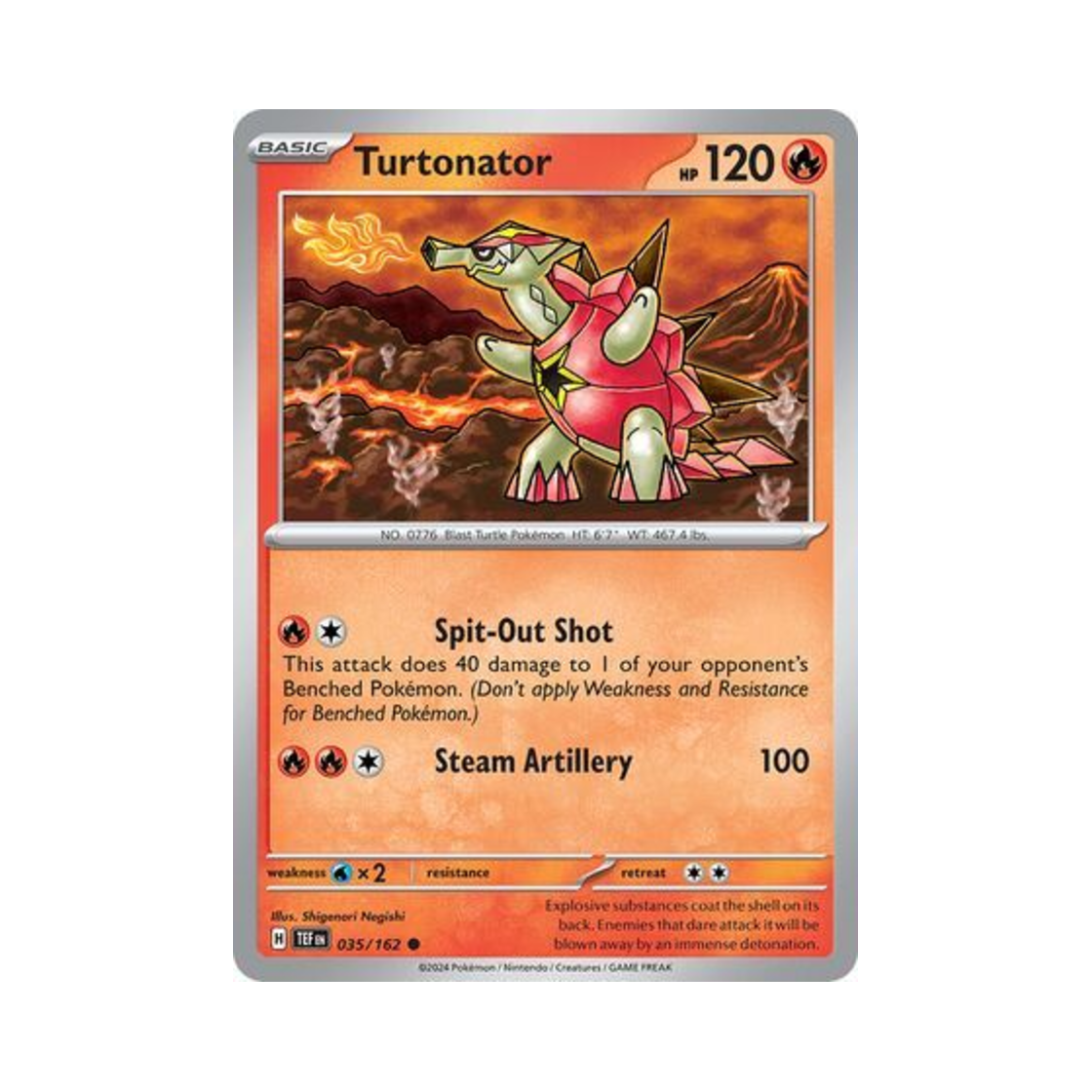 포켓몬 TCG 폭거북스 C 템포럴 포시스 (영문판)(Pokemon TCG Turtonator C Temporal Forces (English Ver.))