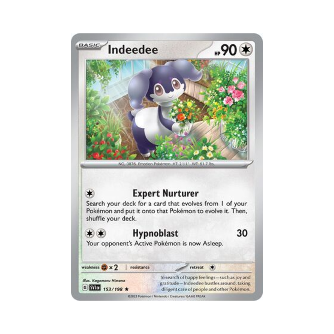 포켓몬 TCG 에써르 R 스칼렛 & 바이올렛 (영문판)(Pokemon TCG Indeedee R Scarlet & Violet (English Ver.)) - 1