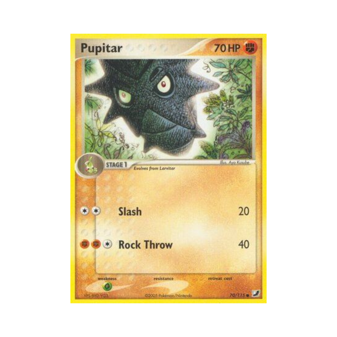 포켓몬 TCG 데기라스 C EX 언씬 포시스 (영문판)(Pokemon TCG Pupitar C EX Unseen Forces (English Ver.)) - 1