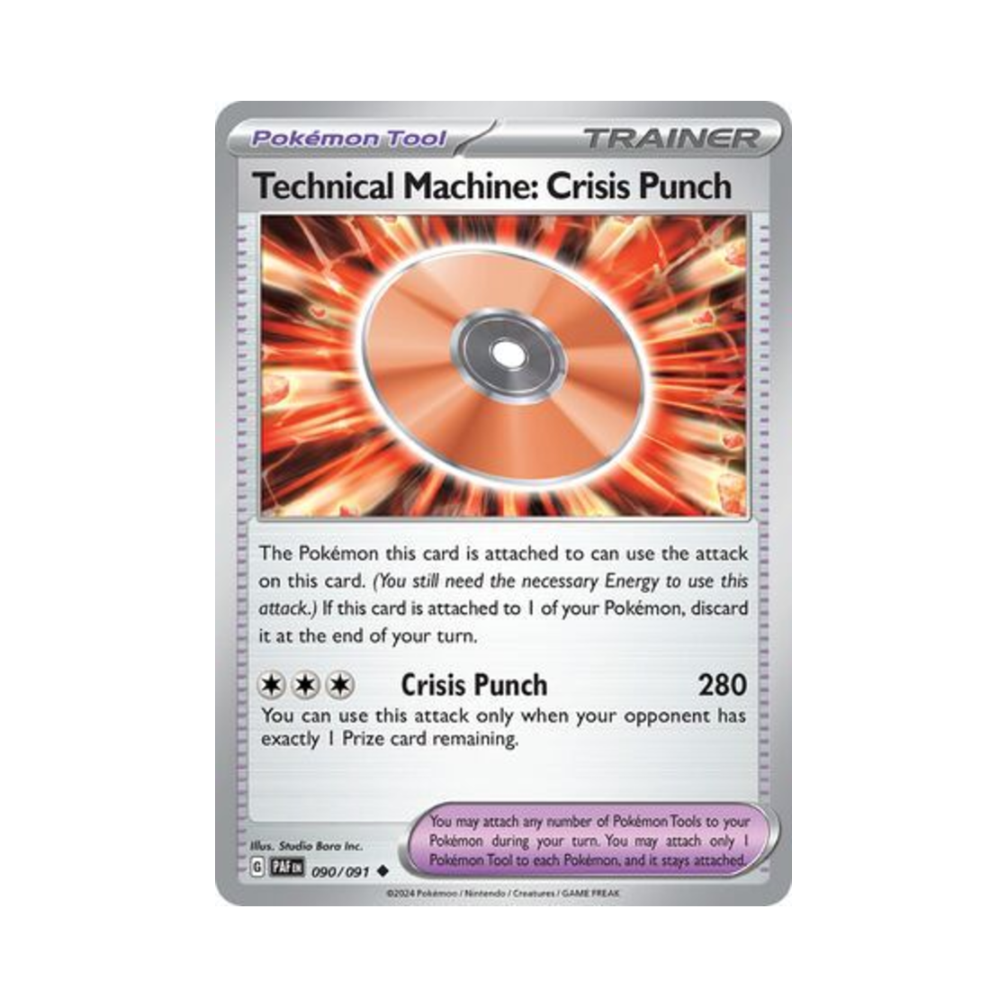 포켓몬 TCG 기술머신 위기극복한방 U 팔데아 페이트 (영문판)(Pokemon TCG Technical Machine: Crisis Punch U Paldean Fates (English Ver.))