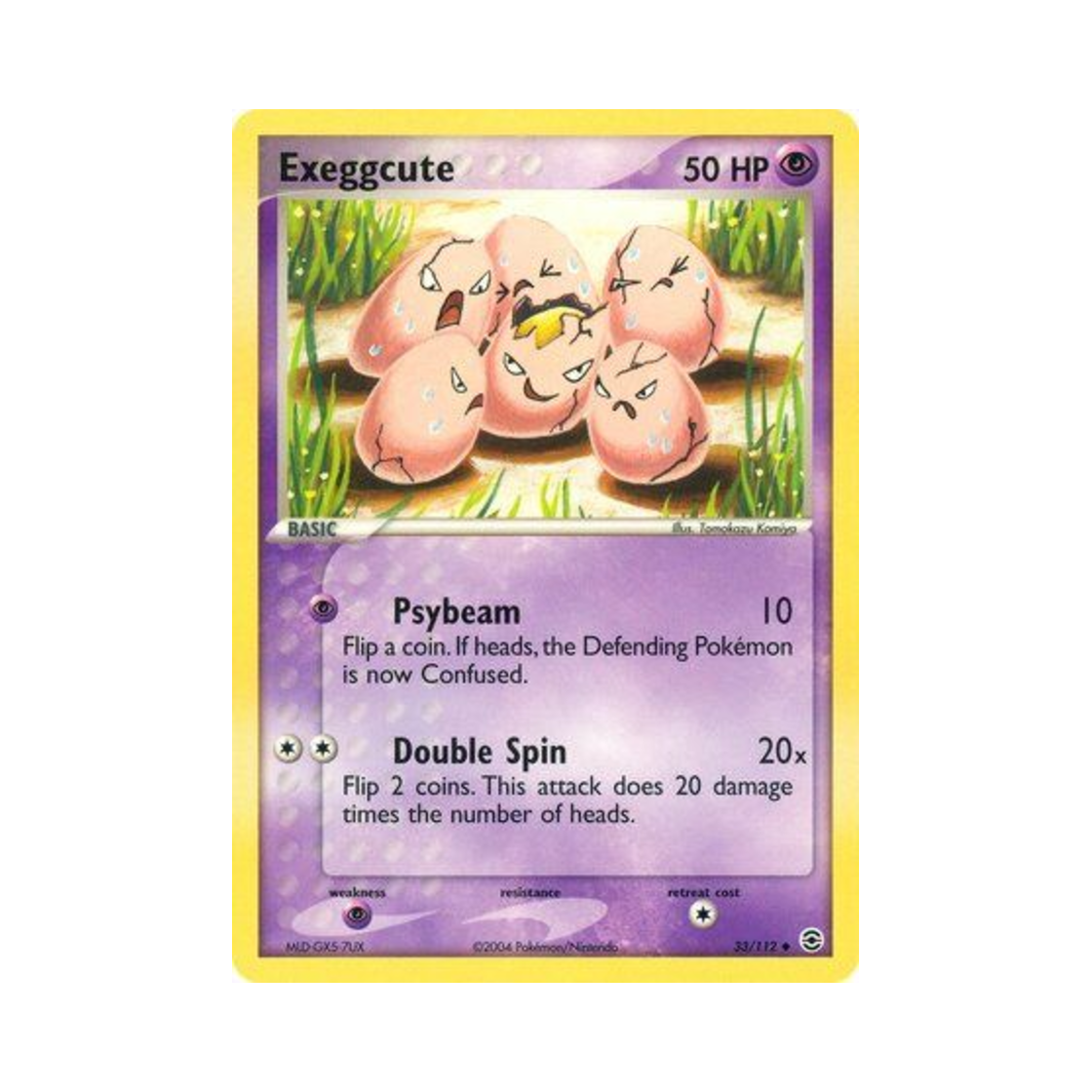 포켓몬 TCG 아라리 U EX 파이어레드 & 리프그린 (영문판)(Pokemon TCG Exeggcute U EX FireRed & LeafGreen (English Ver.))