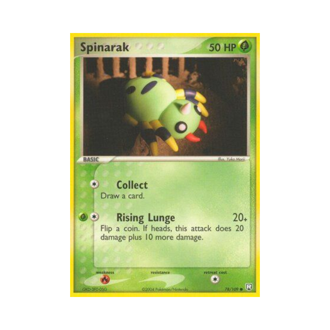 TR78/109 Pokemon TCG Spinarak C EX Team Rocket Returns (English Ver.)