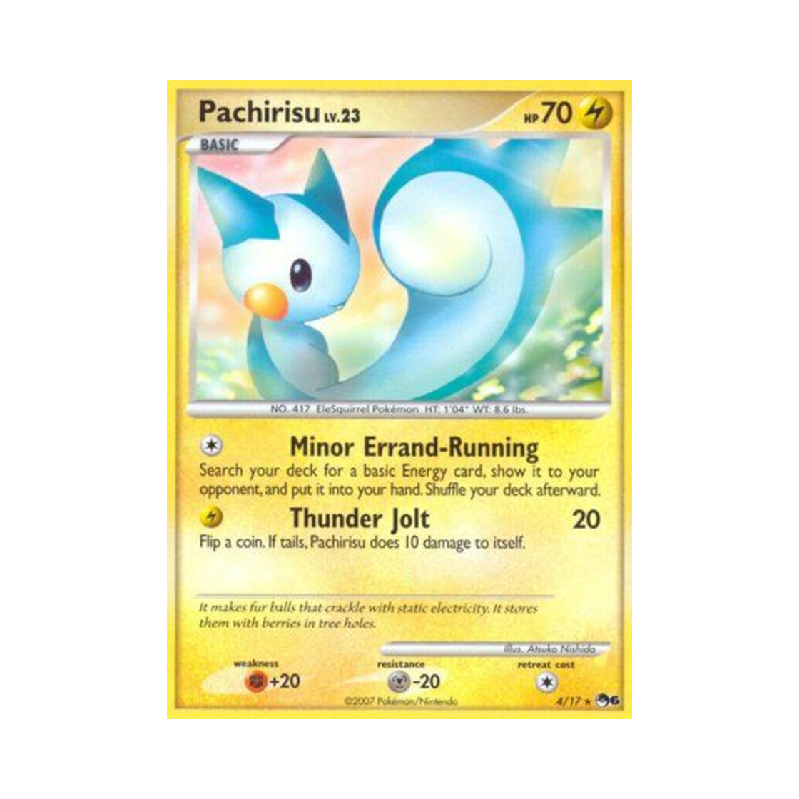 포켓몬 TCG 파치리스 R 팝 시리즈 6 (영문판)(Pokemon TCG Pachirisu R POP Series 6 (English Ver.))