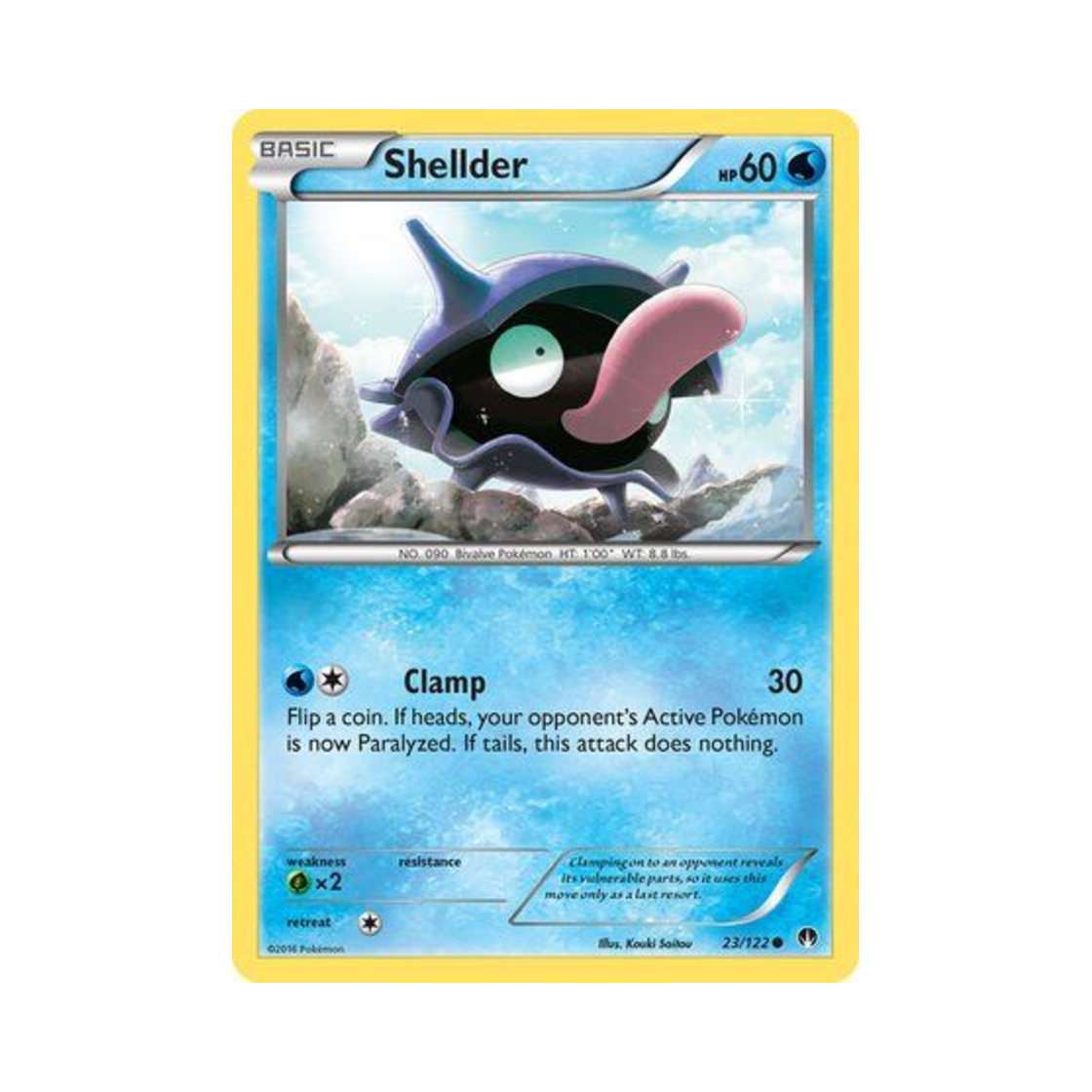 포켓몬 TCG 셀러 C 브레이크포인트 (영문판)(Pokemon TCG Shellder C BREAKpoint (English Ver.))