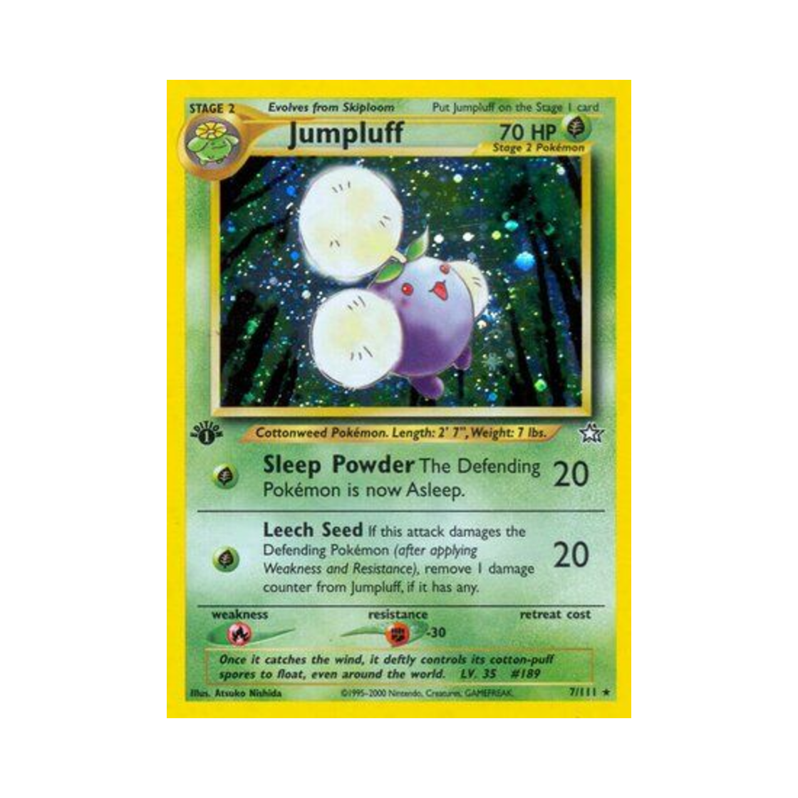 포켓몬 TCG 솜솜코 RH 네오 제네시스 (영문판)(Pokemon TCG Jumpluff RH Neo Genesis (English Ver.)) - 1