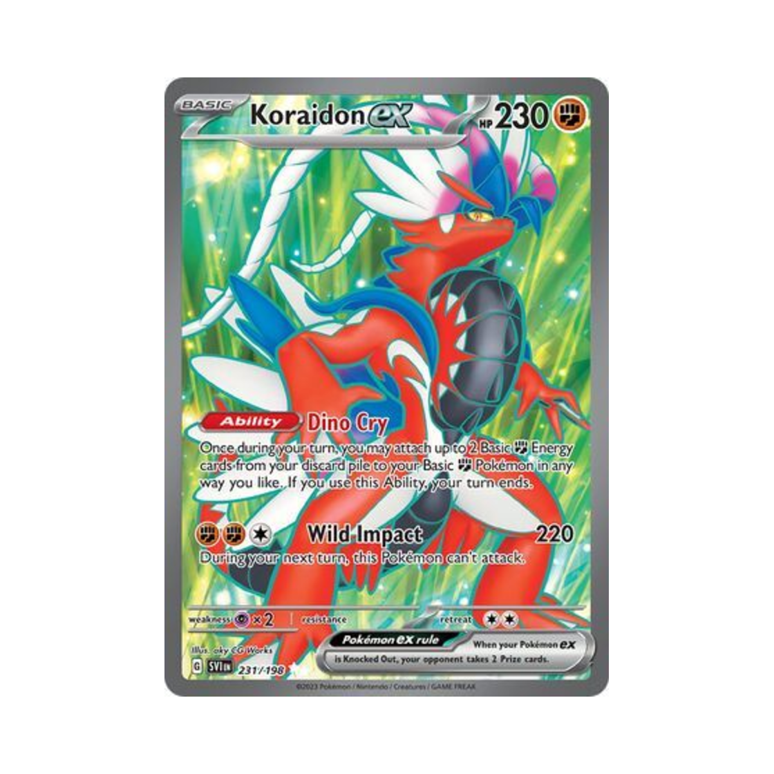 포켓몬 TCG 코라이돈 ex UR 스칼렛 & 바이올렛 (영문판)(Pokemon TCG Koraidon ex UR Scarlet & Violet (English Ver.)) - 1