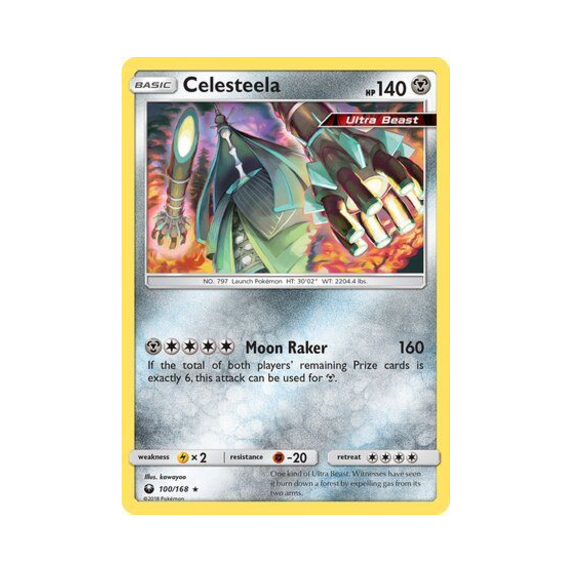 포켓몬 TCG 철화구야 RH 셀레스티얼 스톰 (영문판)(Pokemon TCG Celesteela RH Celestial Storm (English Ver.)) - 1