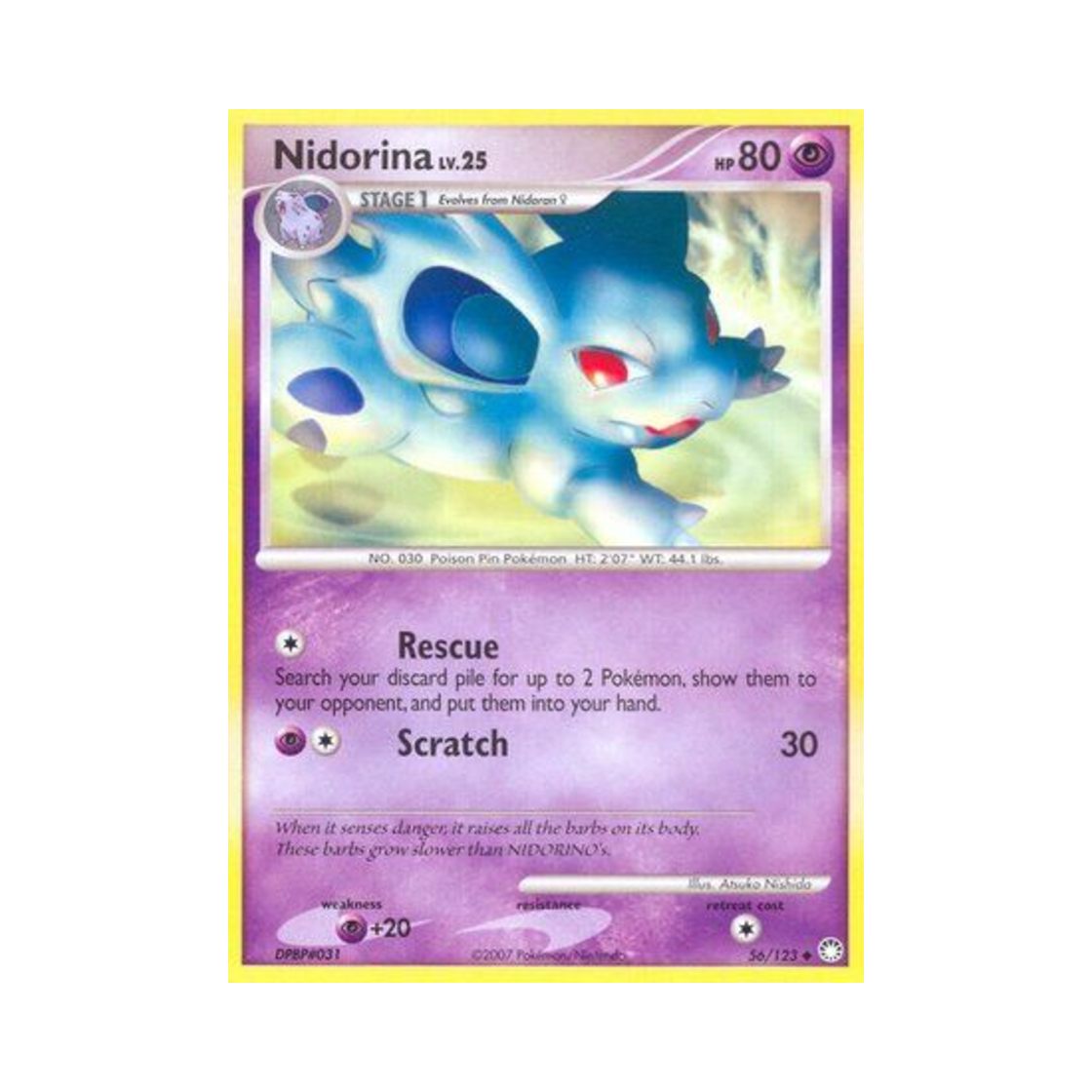 포켓몬 TCG 니드리나 U 미스터리어스 트레져스 (영문판)(Pokemon TCG Nidorina U Mysterious Treasures (English Ver.)) - 1