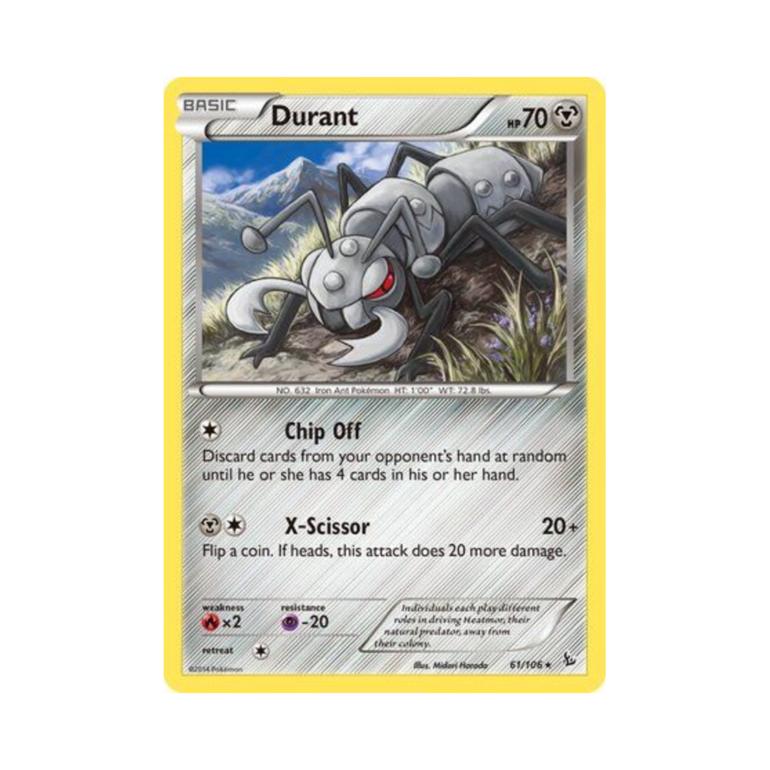 포켓몬 TCG 아이앤트 R 플래시파이어 (영문판)(Pokemon TCG Durant R Flashfire (English Ver.))