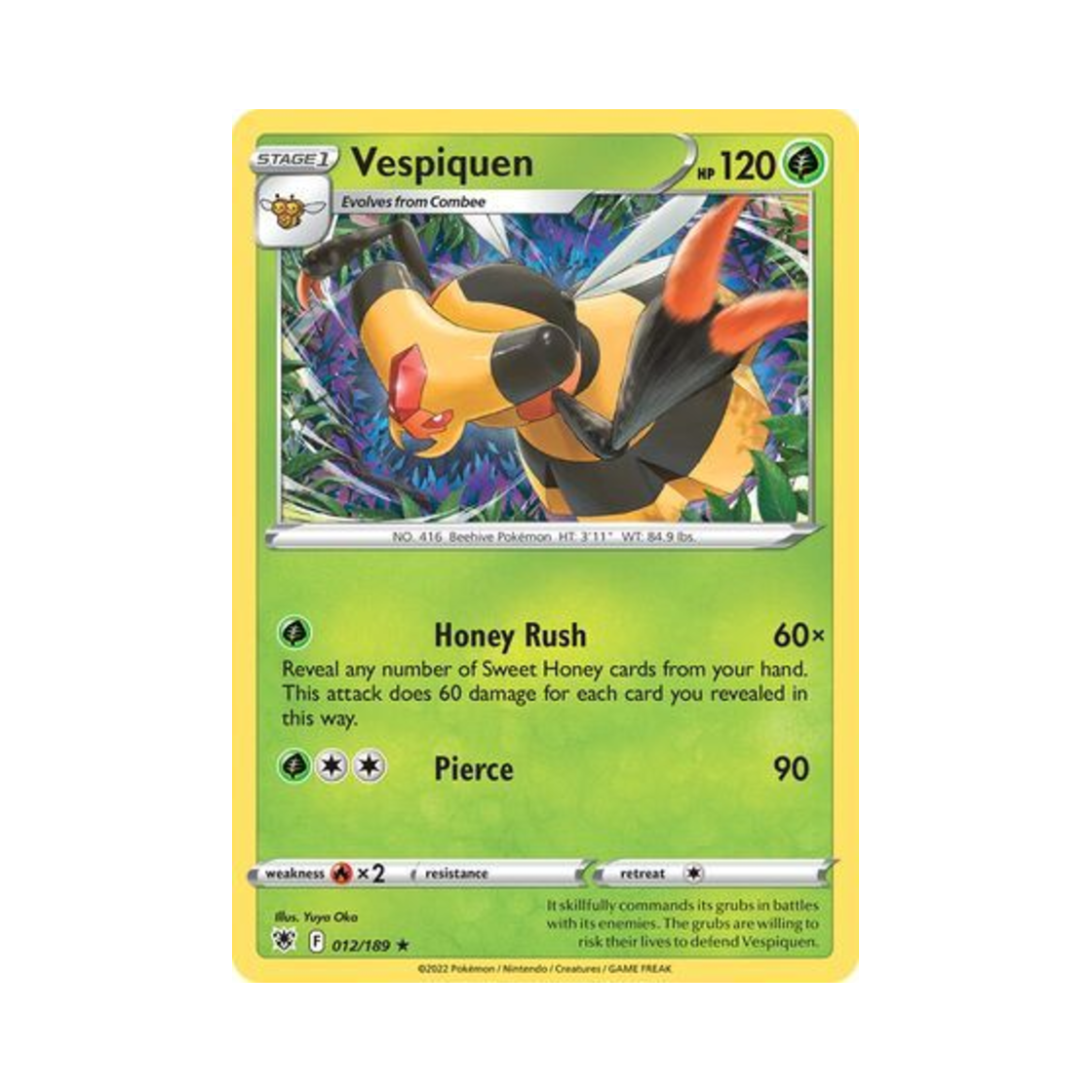 포켓몬 TCG 비퀸 R 아스트랄 레디안스 (영문판)(Pokemon TCG Vespiquen R Astral Radiance (English Ver.)) - 1