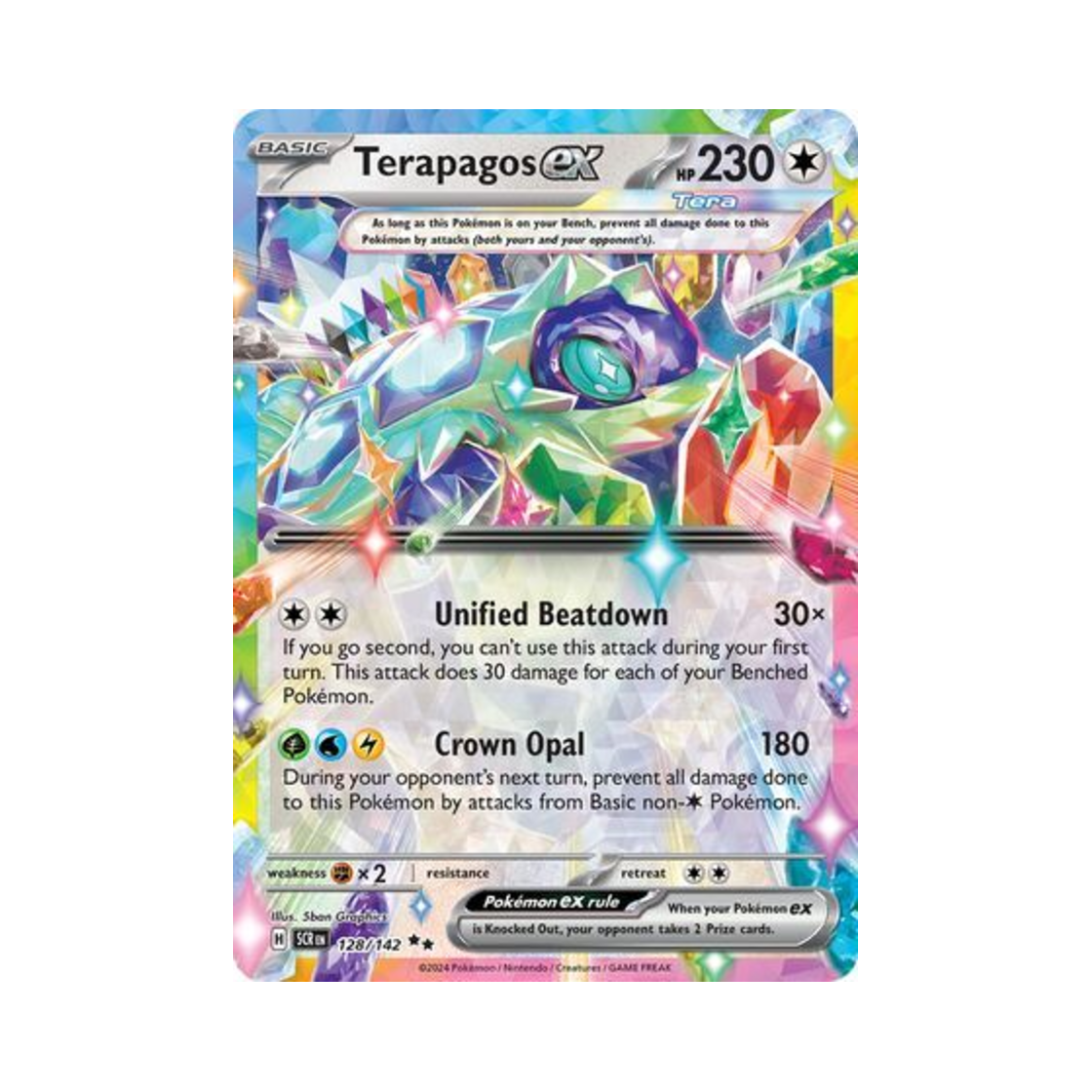 포켓몬 TCG 테라파고스 ex DR 스텔라 크라운 (영문판)(Pokemon TCG Terapagos ex DR Stellar Crown (English Ver.)) - 1