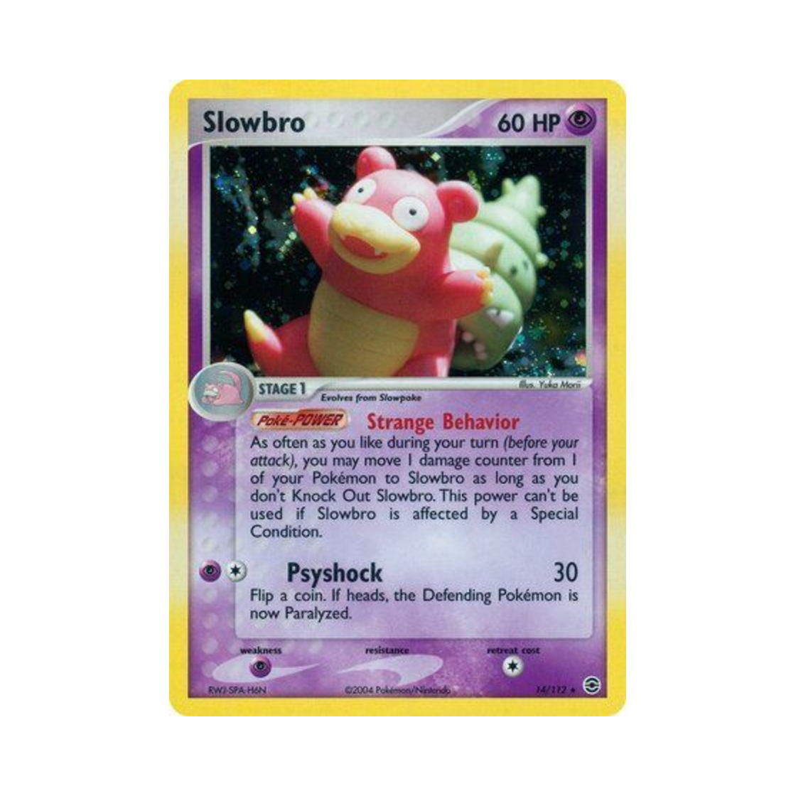 포켓몬 TCG 야도란 RH EX 파이어레드 & 리프그린 (영문판)(Pokemon TCG Slowbro RH EX FireRed & LeafGreen (English Ver.)) - 1