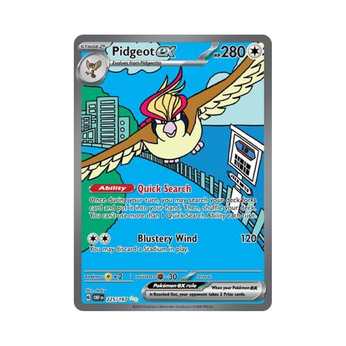 포켓몬 TCG 피죤투 ex SIR 옵시디언 플레임즈 (영문판)(Pokemon TCG Pidgeot ex SIR Obsidian Flames (English Ver.)) - 1