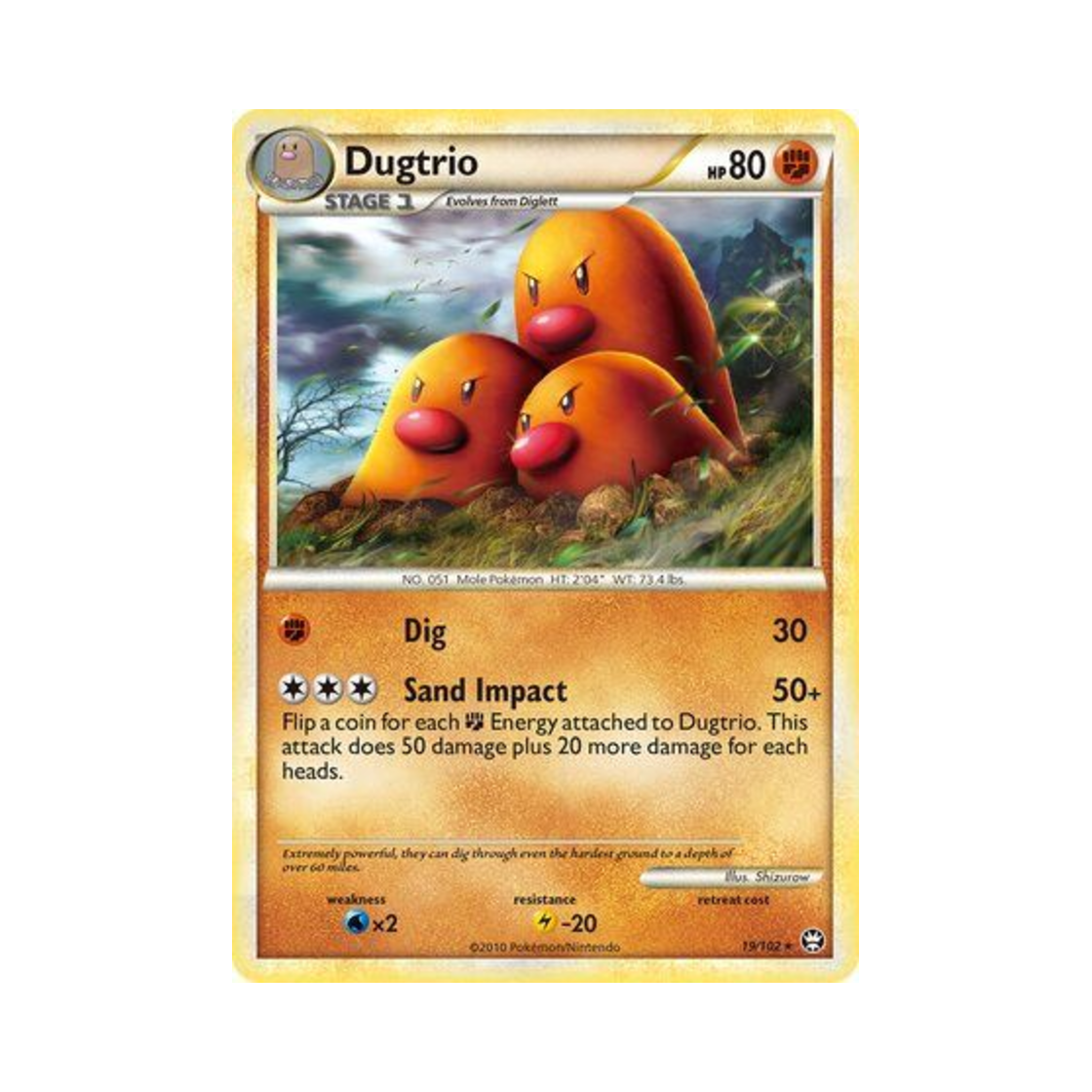 포켓몬 TCG 닥트리오 R 트라이엄펀트 (영문판)(Pokemon TCG Dugtrio R Triumphant (English Ver.)) - 1