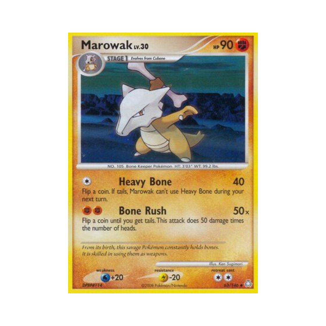 포켓몬 TCG 텅구리 U 레전드 어웨이크드 (영문판)(Pokemon TCG Marowak U Legends Awakened (English Ver.)) - 1