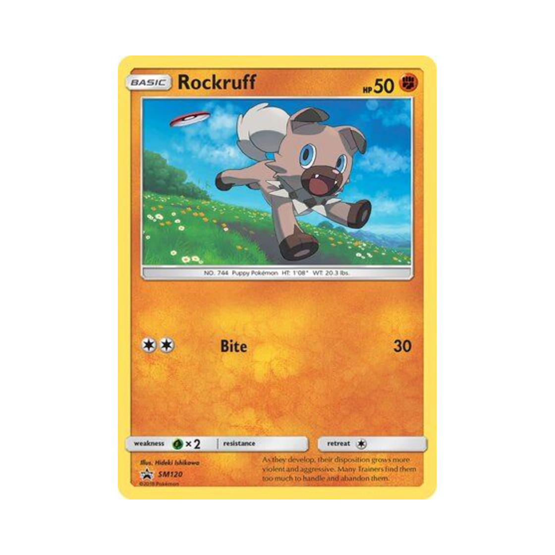 포켓몬 TCG 암멍이 P 썬 & 문 프로모카드 (영문판)(Pokemon TCG Rockruff P Sun & Moon Promos (English Ver.))