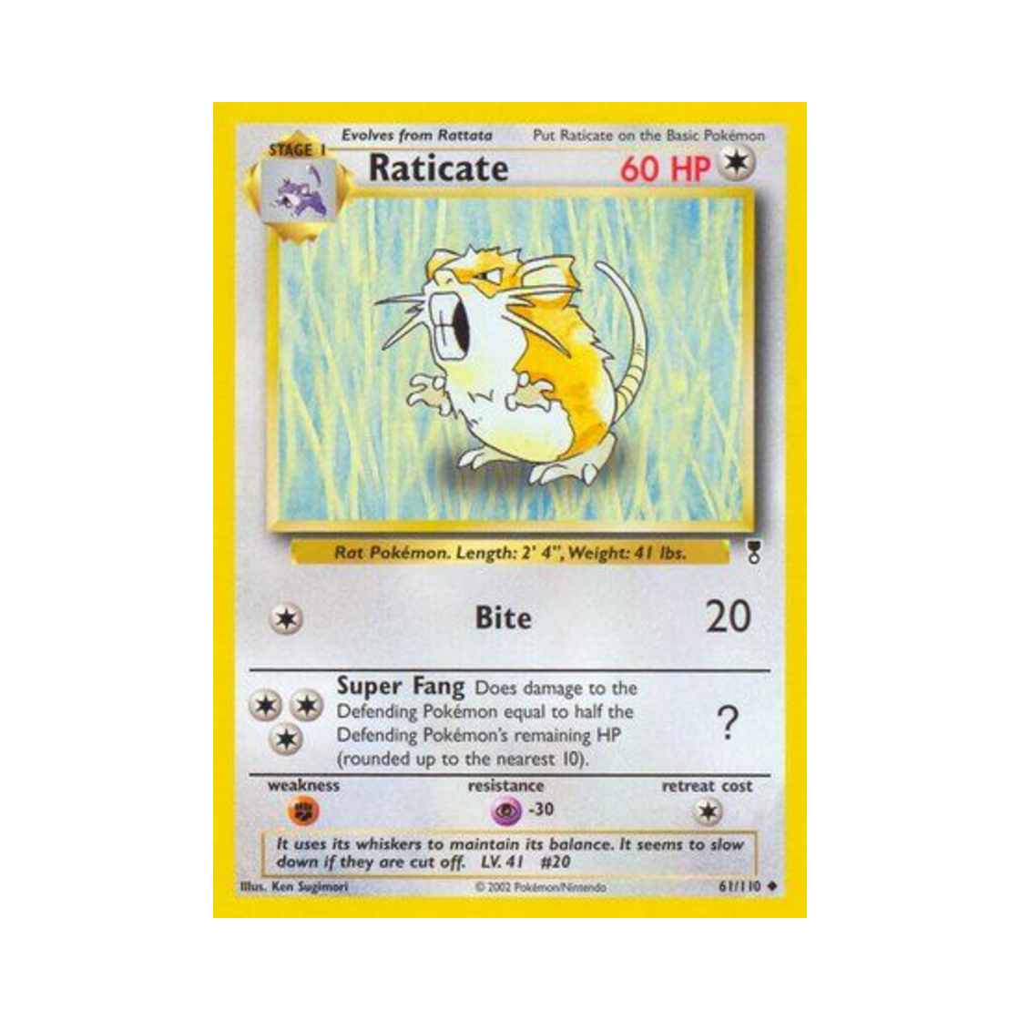 포켓몬 TCG 레트라 U 레전더리 컬렉션 (영문판)(Pokemon TCG Raticate U Legendary Collection (English Ver.))