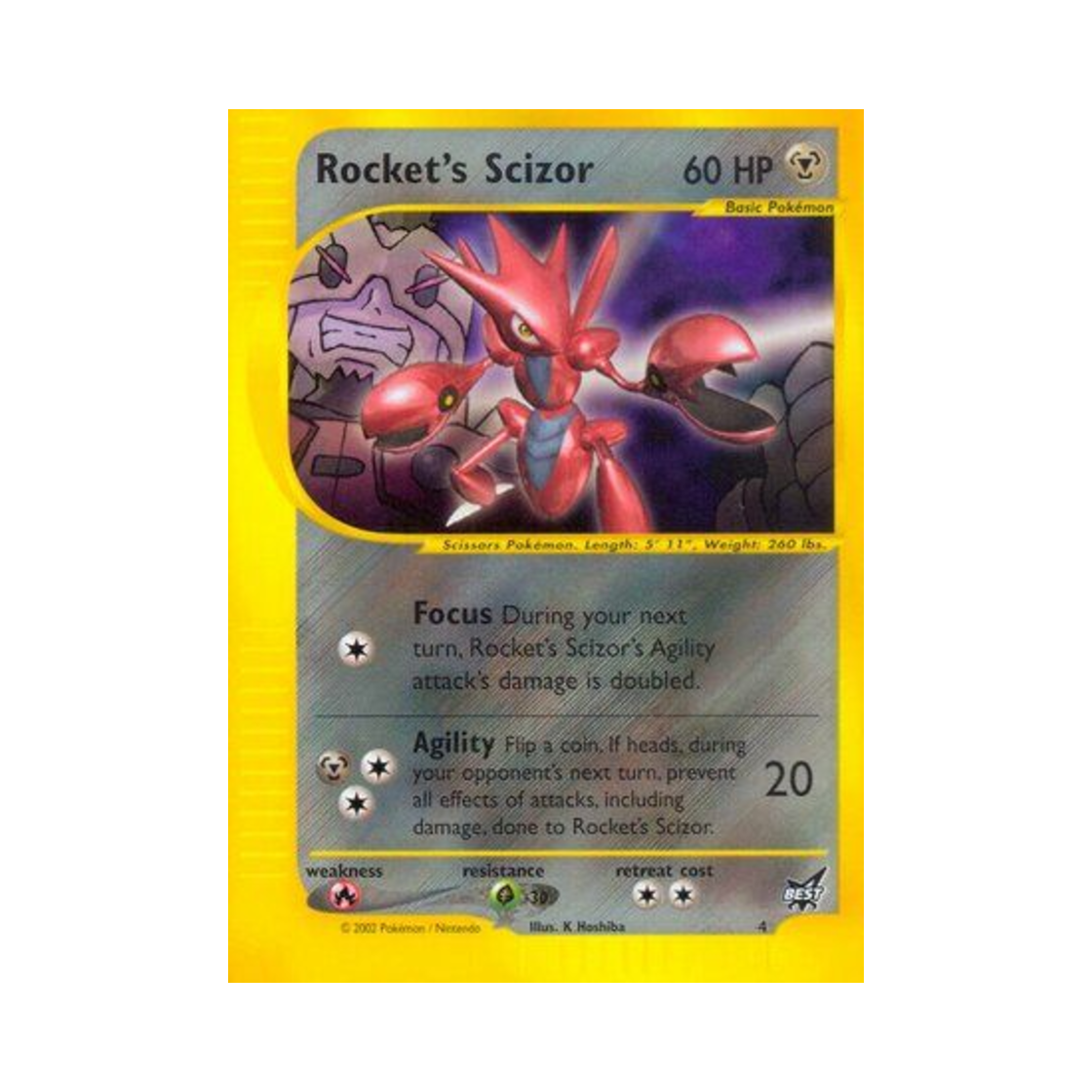 포켓몬 TCG 로켓단의 핫삼 베스트 오브 게임 (영문판)(Pokemon TCG Rocket's Scizor Best of Game (English Ver.)) - 1