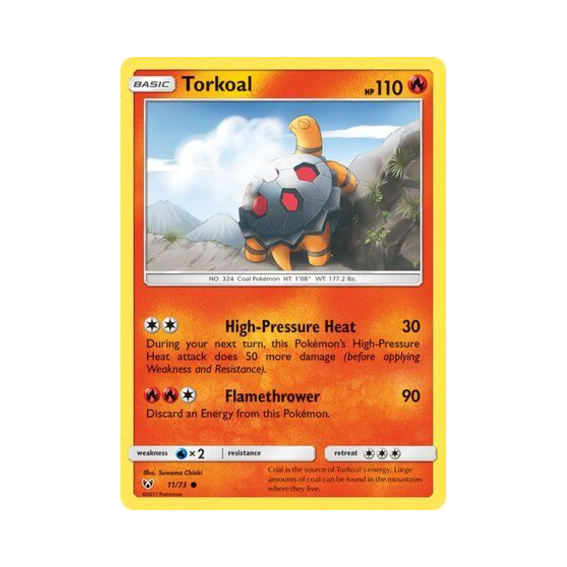 포켓몬 TCG 코터스 C 샤이닝 레전즈 (영문판)(Pokemon TCG Torkoal C Shining Legends (English Ver.)) - 1