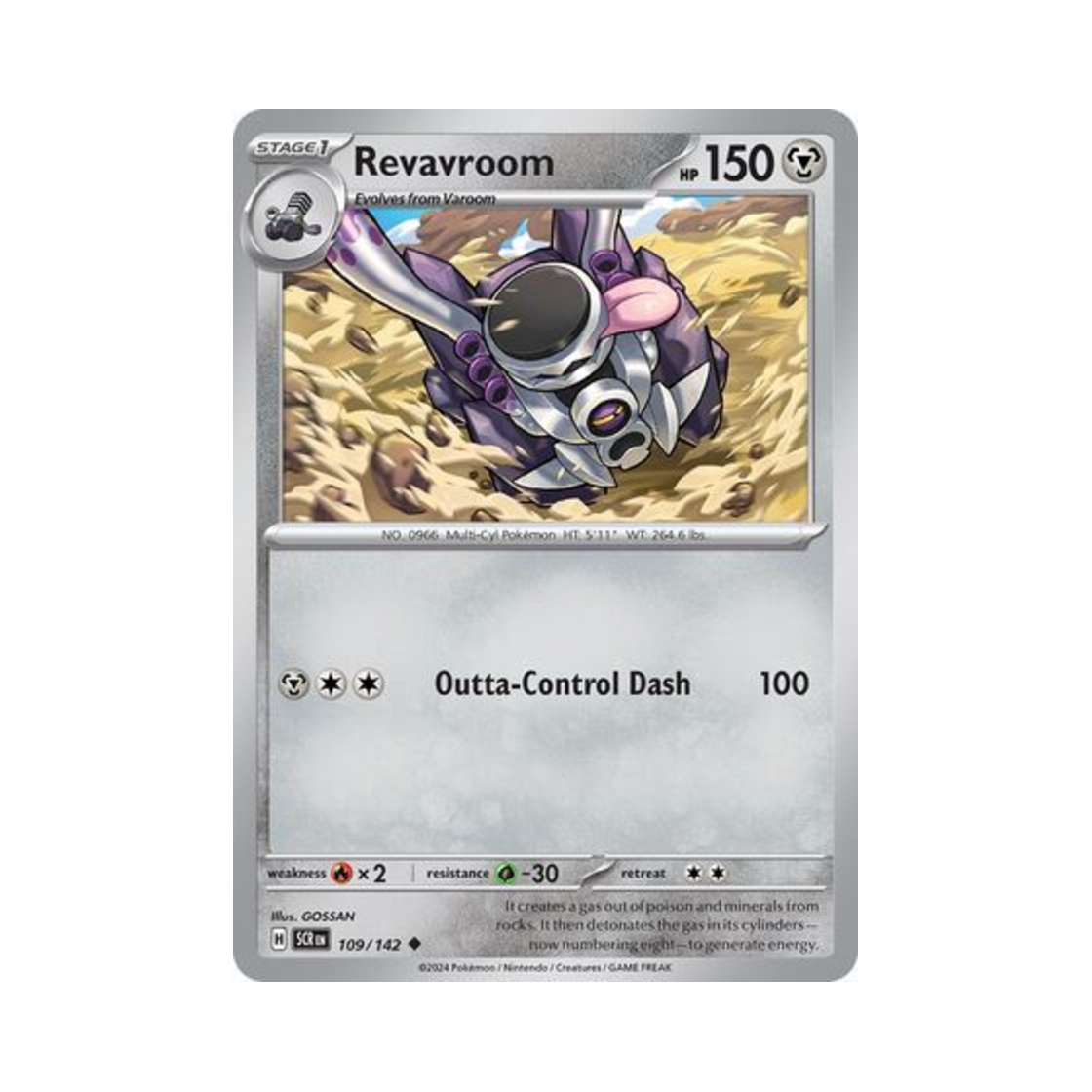 포켓몬 TCG 부르르룸 U 스텔라 크라운 (영문판)(Pokemon TCG Revavroom U Stellar Crown (English Ver.)) - 1