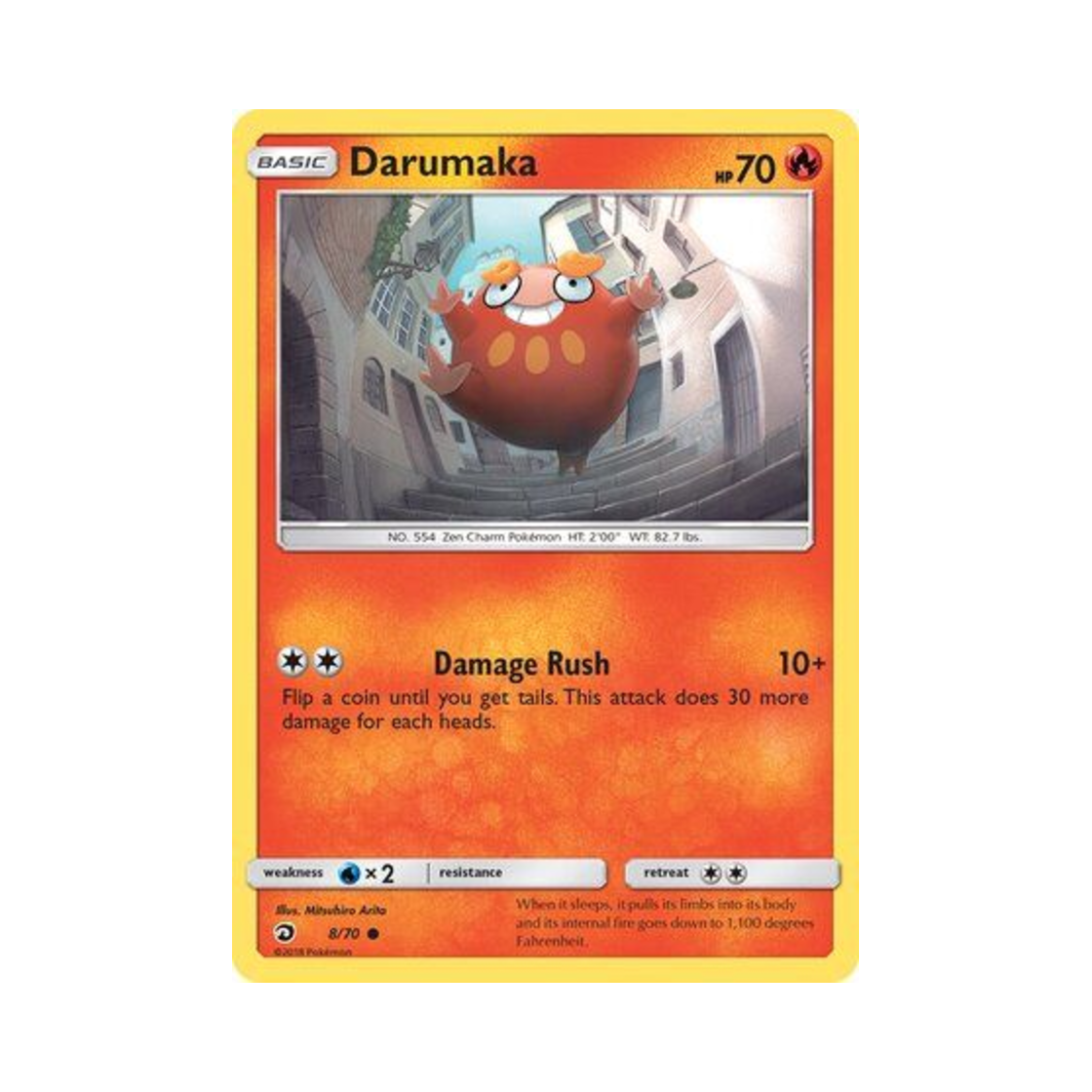 포켓몬 TCG 달막화 C 드래곤 마제스티 (영문판)(Pokemon TCG Darumaka C Dragon Majesty (English Ver.)) - 1
