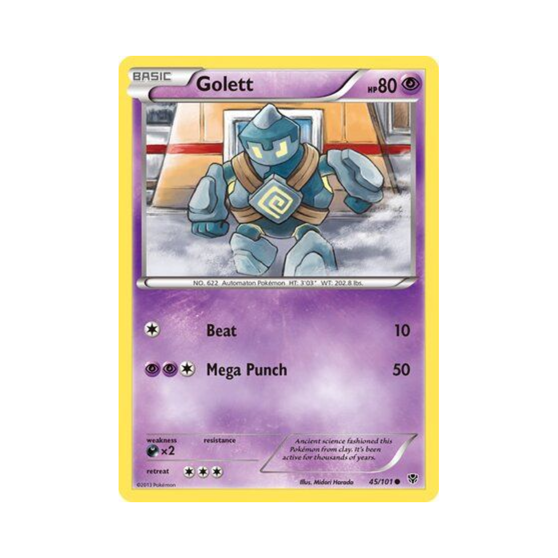 포켓몬 TCG 골비람 C 플라스마 블라스트 (영문판)(Pokemon TCG Golett C Plasma Blast (English Ver.)) - 1