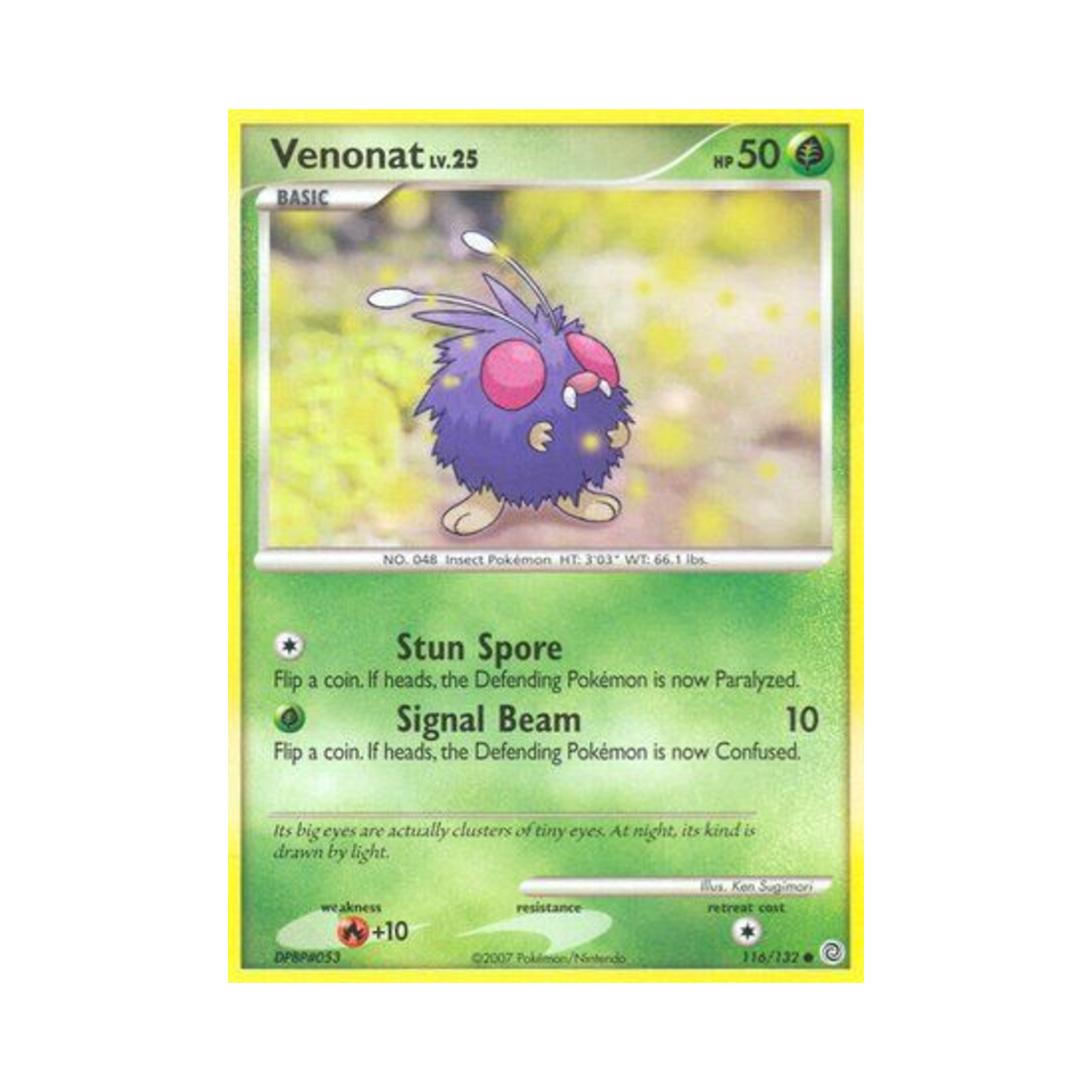 SW116/132 Pokemon TCG Venonat C Secret Wonders (English Ver.)