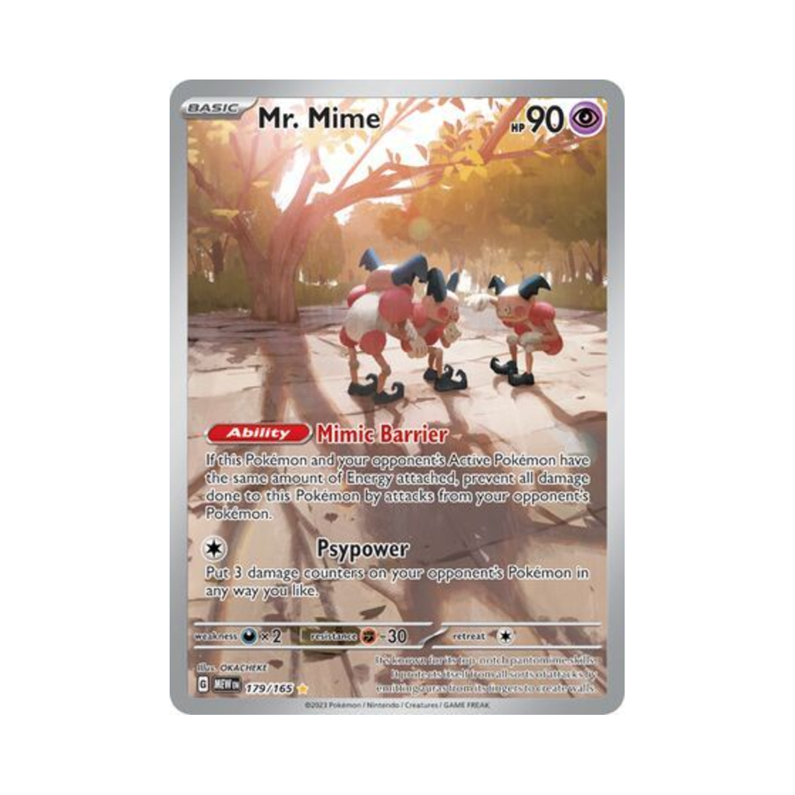 포켓몬 TCG 마임맨 IR 스칼렛 & 바이올렛 151 (영문판)(Pokemon TCG Mr. Mime IR Scarlet & Violet 151 (English Ver.)) - 1