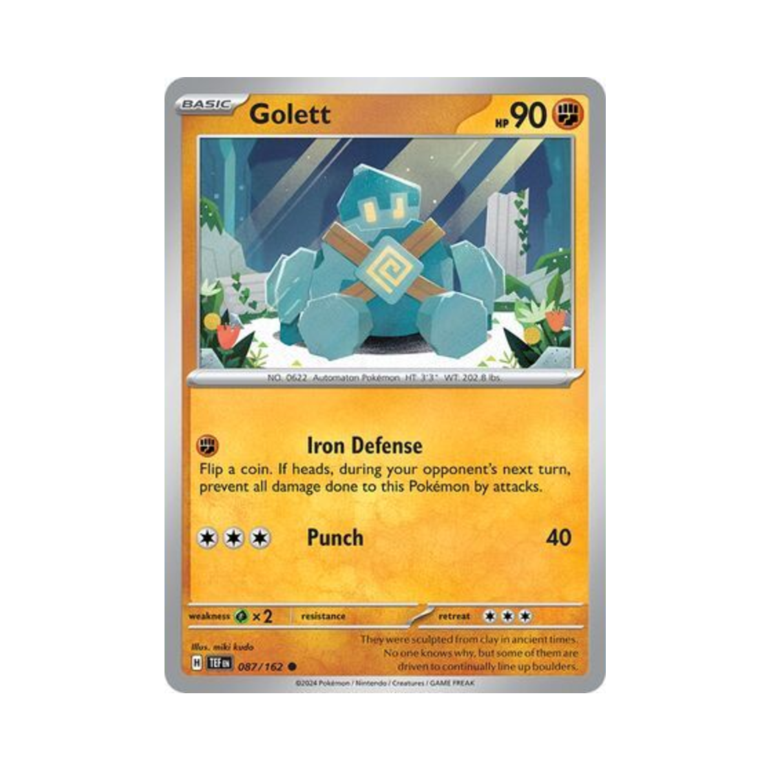 포켓몬 TCG 골비람 C 템포럴 포시스 (영문판)(Pokemon TCG Golett C Temporal Forces (English Ver.)) - 1