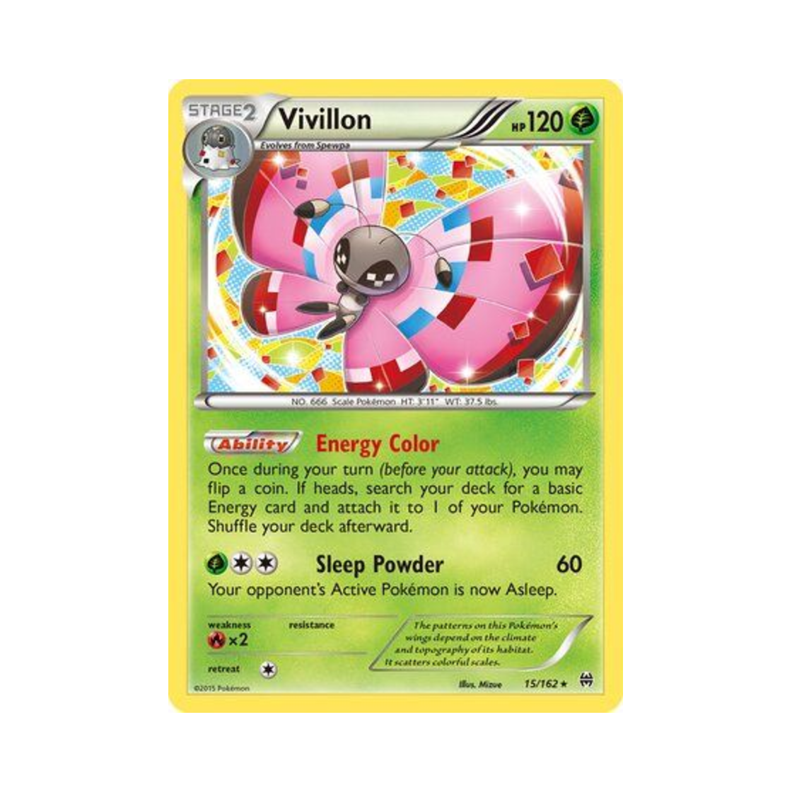 포켓몬 TCG 비비용 RH 브레이크스루 (영문판)(Pokemon TCG Vivillon RH BREAKthrough (English Ver.)) - 1