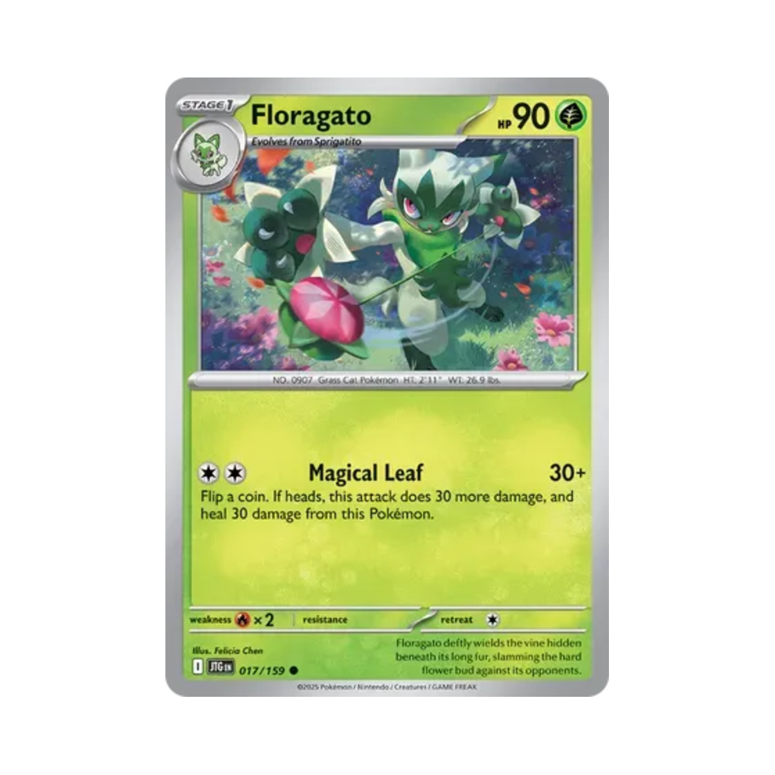 포켓몬 TCG 나로테 C 저니 투게더 (영문판)(Pokemon TCG Floragato C Journey Together (English Ver.)) - 1