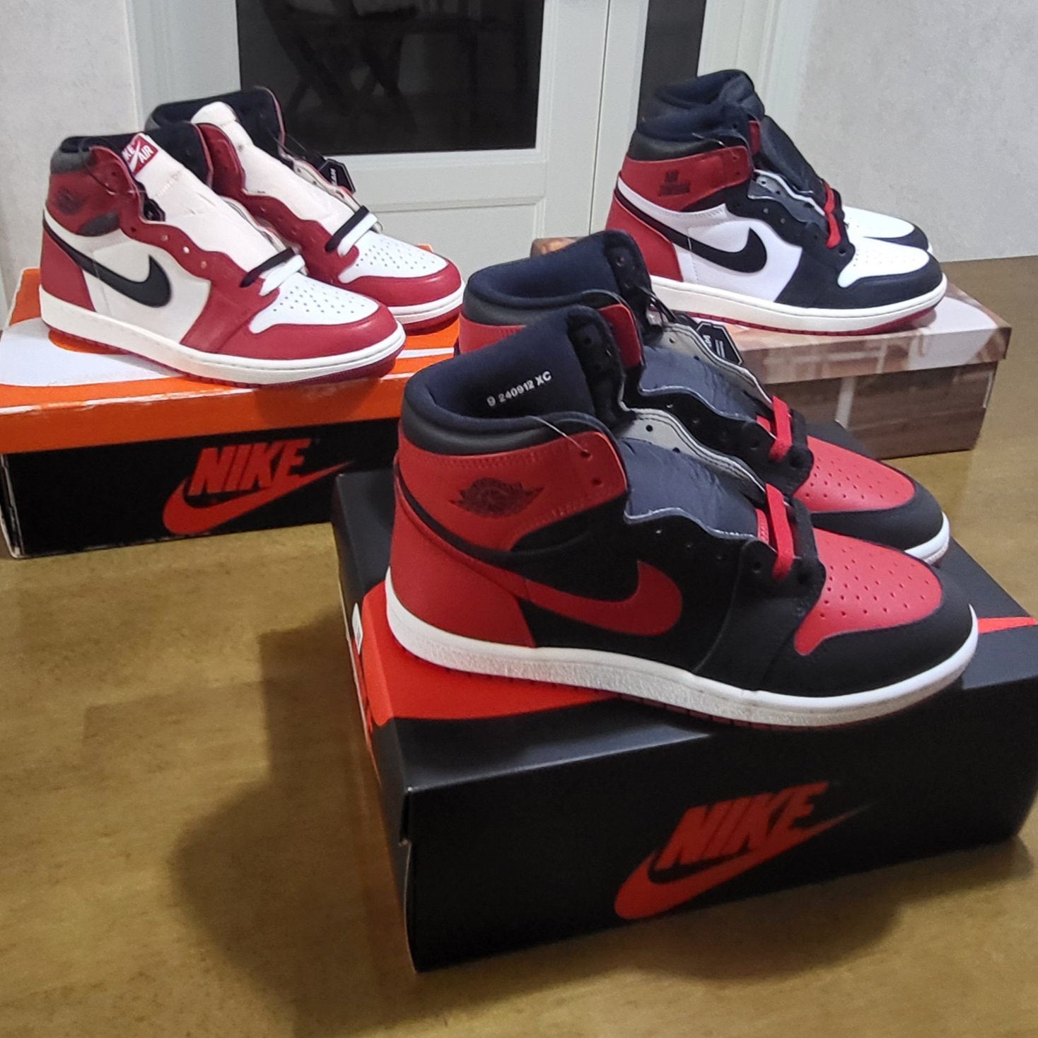 Jordan 1 High 85 Bred, Jordan 1 Retro High OG Black Toe 착용 스타일