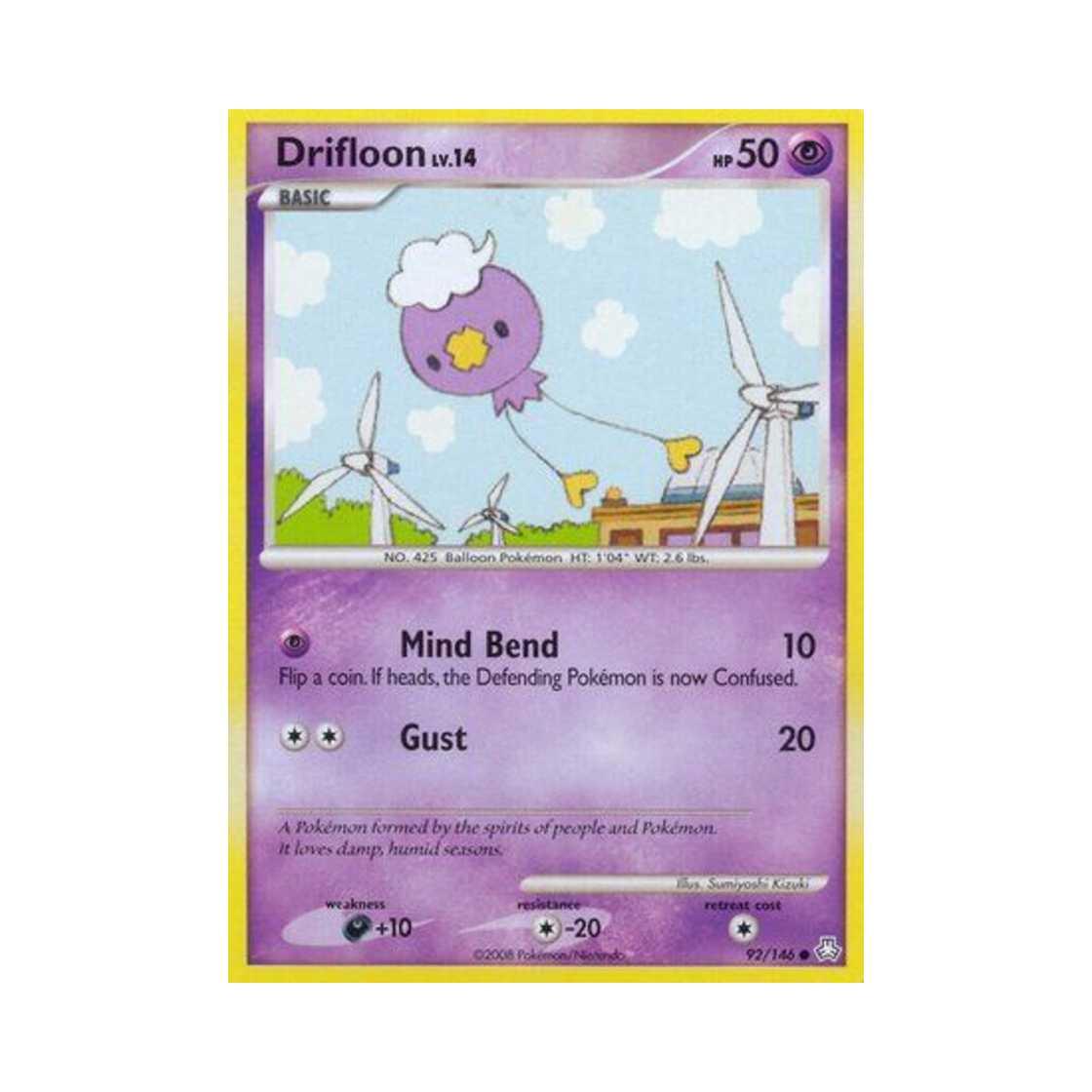 포켓몬 TCG 흔들풍손 C 레전드 어웨이크드 (영문판)(Pokemon TCG Drifloon C Legends Awakened (English Ver.)) - 1