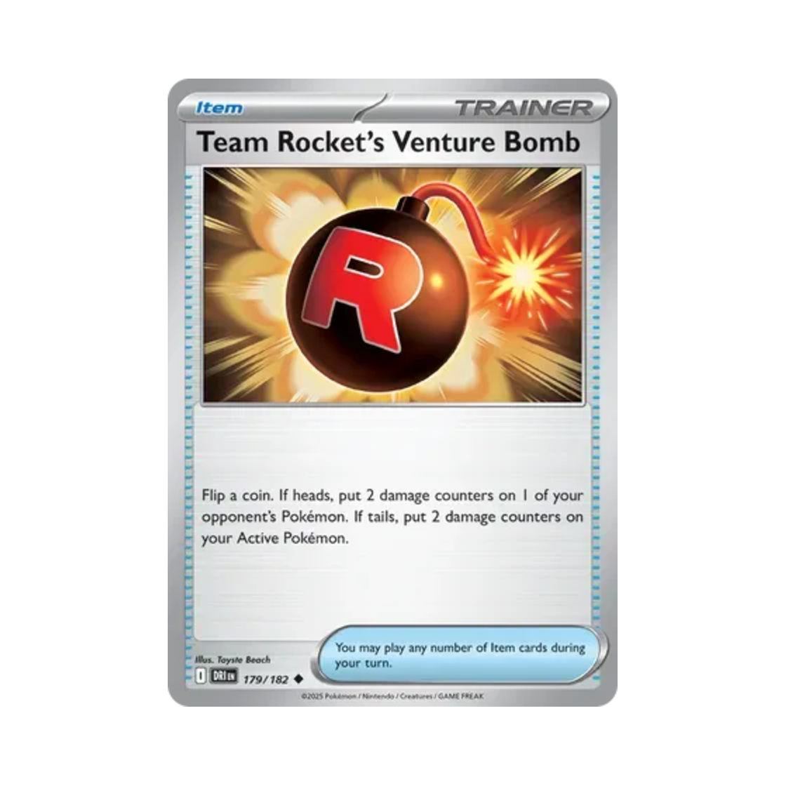 포켓몬 TCG 로켓단의 깜짝봄 U 데스티니드 라이벌스 (영문판)(Pokemon TCG Team Rocket's Venture Bomb U Destined Rivals (English Ver.)) - 1