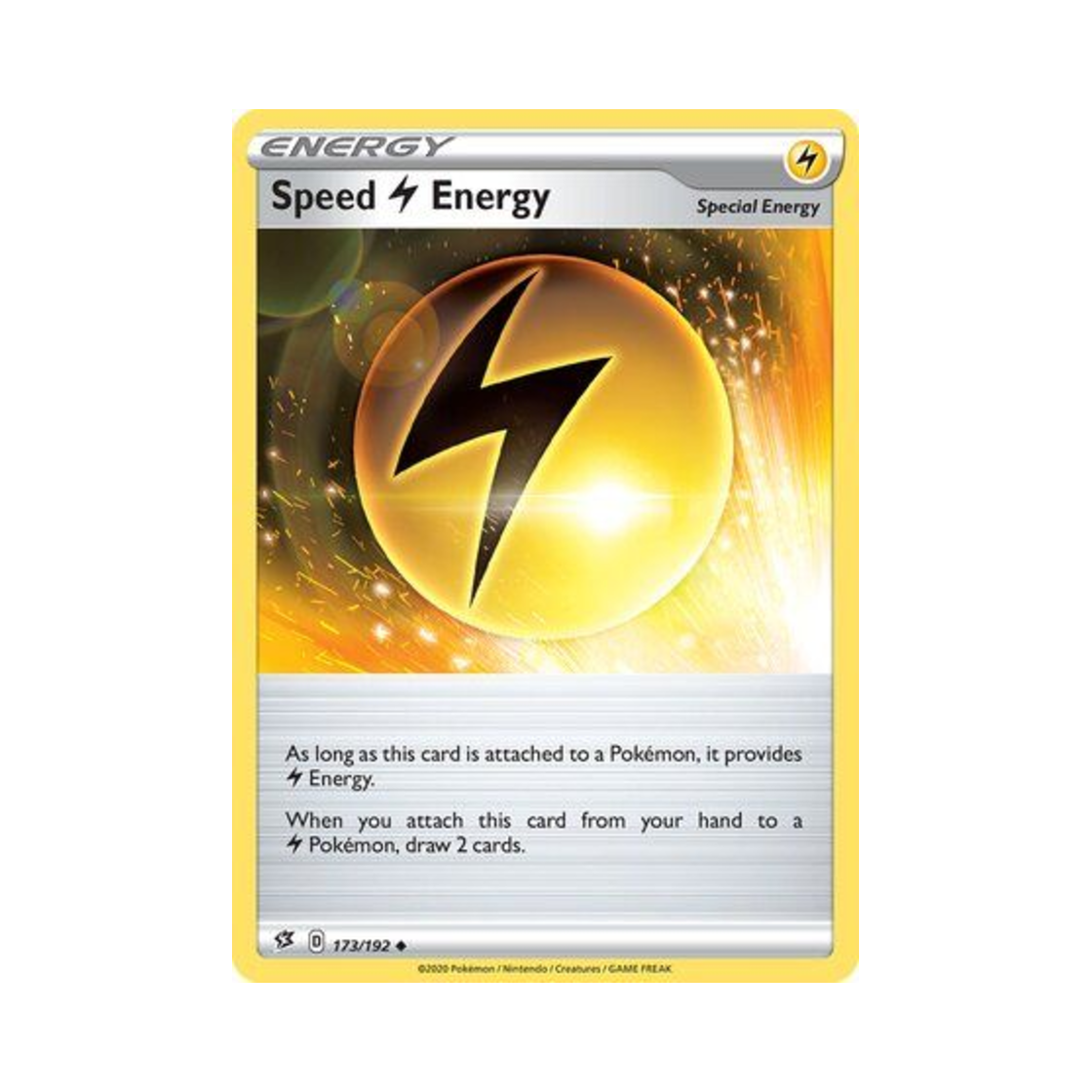 포켓몬 TCG 스피드 번개 에너지 U 레벌 크래시 (영문판)(Pokemon TCG Speed Lightning Energy U Rebel Clash (English Ver.)) - 1