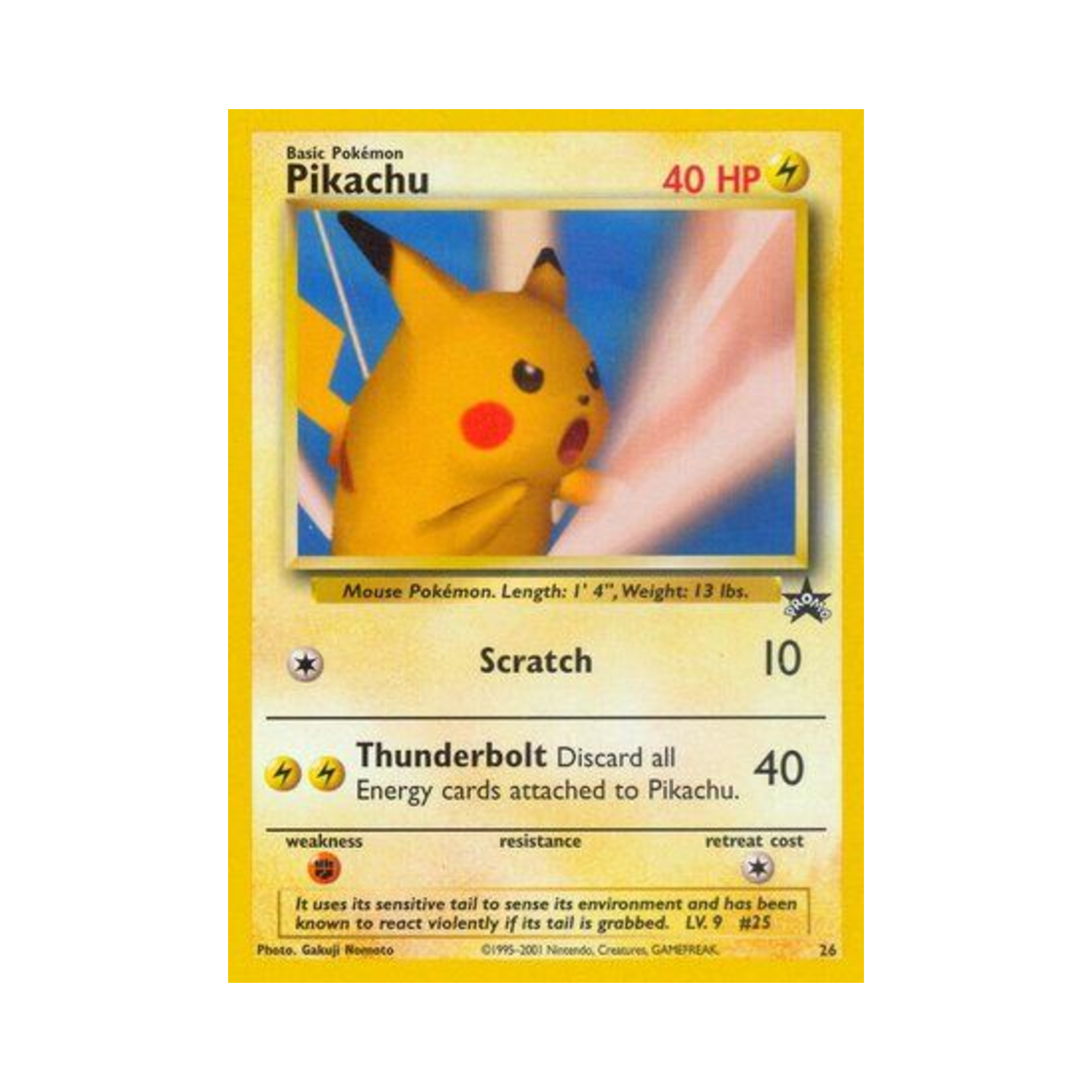포켓몬 TCG 피카츄 P 위자드 오브 더 코스트 프로모카드 (영문판)(Pokemon TCG Pikachu P Wizards of the Coast Promos (English Ver.)) - 1