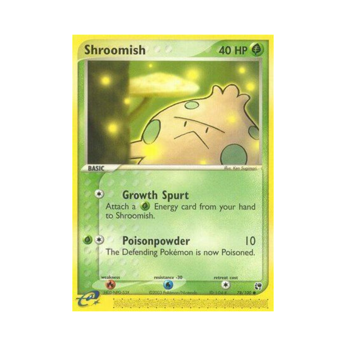포켓몬 TCG 버섯꼬 C EX 샌드스톰 (영문판)(Pokemon TCG Shroomish C EX Sandstorm (English Ver.)) - 1