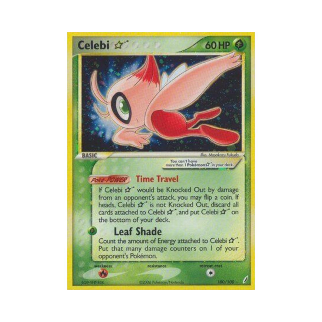 포켓몬 TCG 세레비 RH EX 크리스탈 가디언스 (영문판)(Pokemon TCG Celebi RH EX Crystal Guardians (English Ver.)) - 1