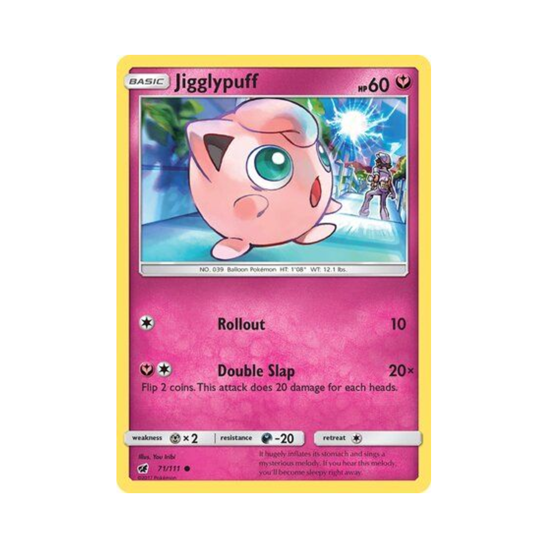 포켓몬 TCG 푸린 C 크림슨 인베이전 (영문판)(Pokemon TCG Jigglypuff C Crimson Invasion (English Ver.)) - 1