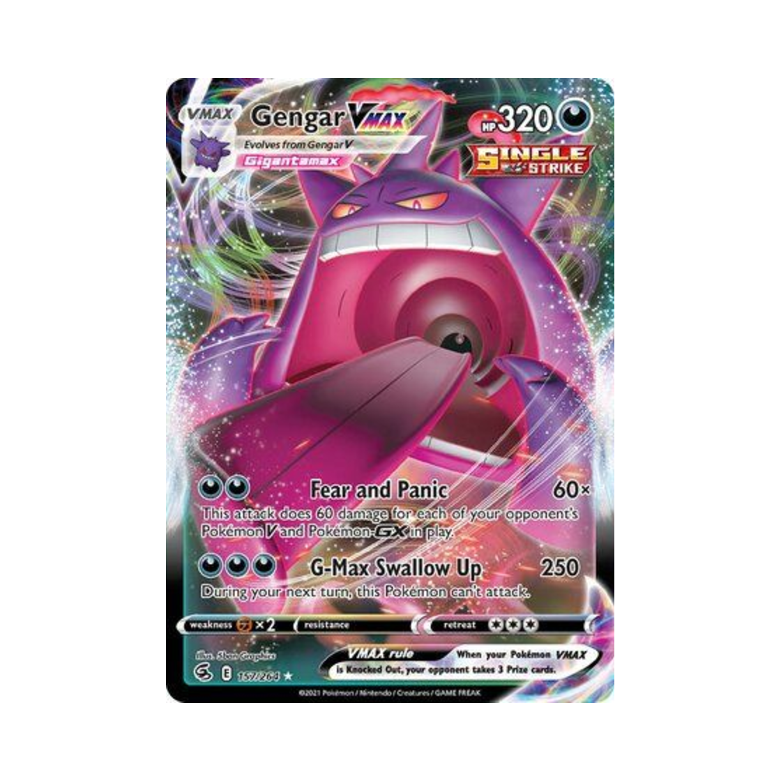 포켓몬 TCG 팬텀 VMAX HRV 퓨전 스트라이크 (영문판)(Pokemon TCG Gengar VMAX HRV Fusion Strike (English Ver.)) - 1