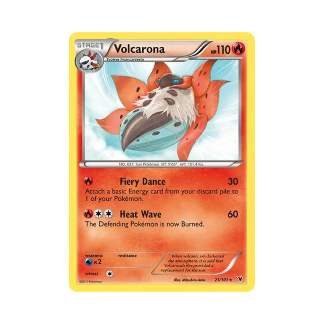 포켓몬 TCG 불카모스 R 노블 빅토리스 (영문판)(Pokemon TCG Volcarona R Noble Victories (English Ver.)) - 1