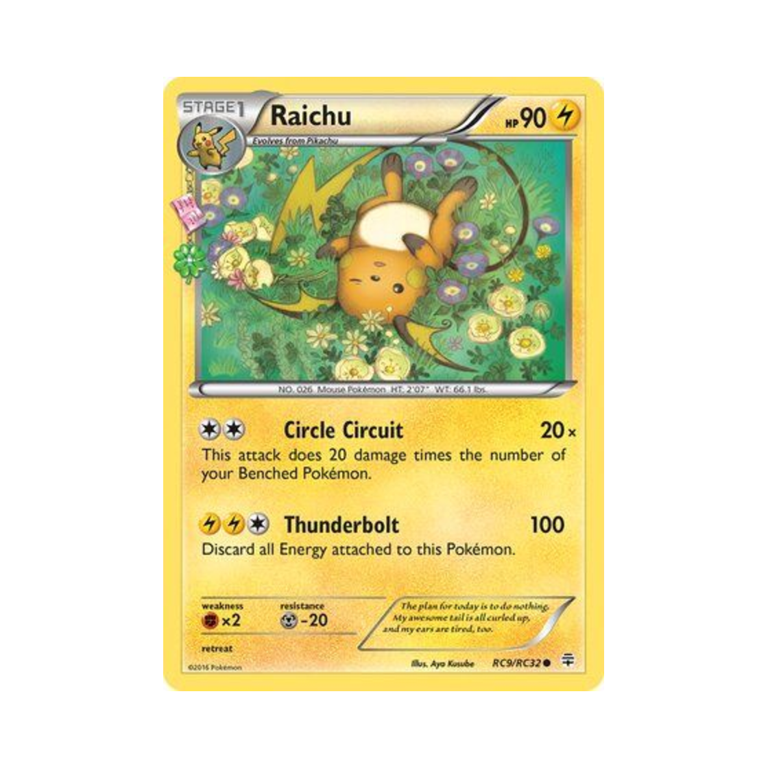 포켓몬 TCG 라이츄 C 제네레이션즈 (영문판)(Pokemon TCG Raichu C Generations (English Ver.)) - 1