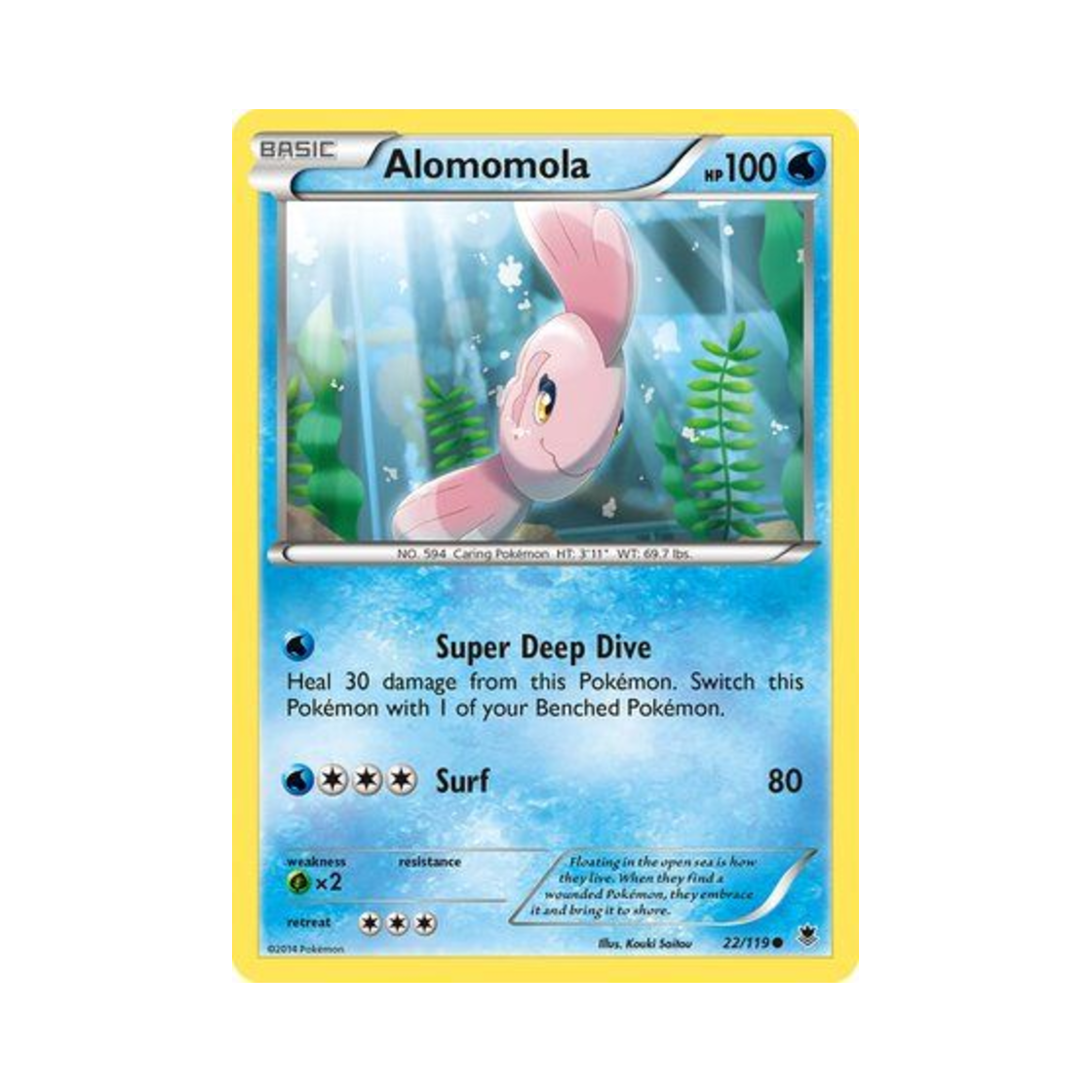 포켓몬 TCG 맘복치 C 팬텀 포스 (영문판)(Pokemon TCG Alomomola C Phantom Forces (English Ver.)) - 1